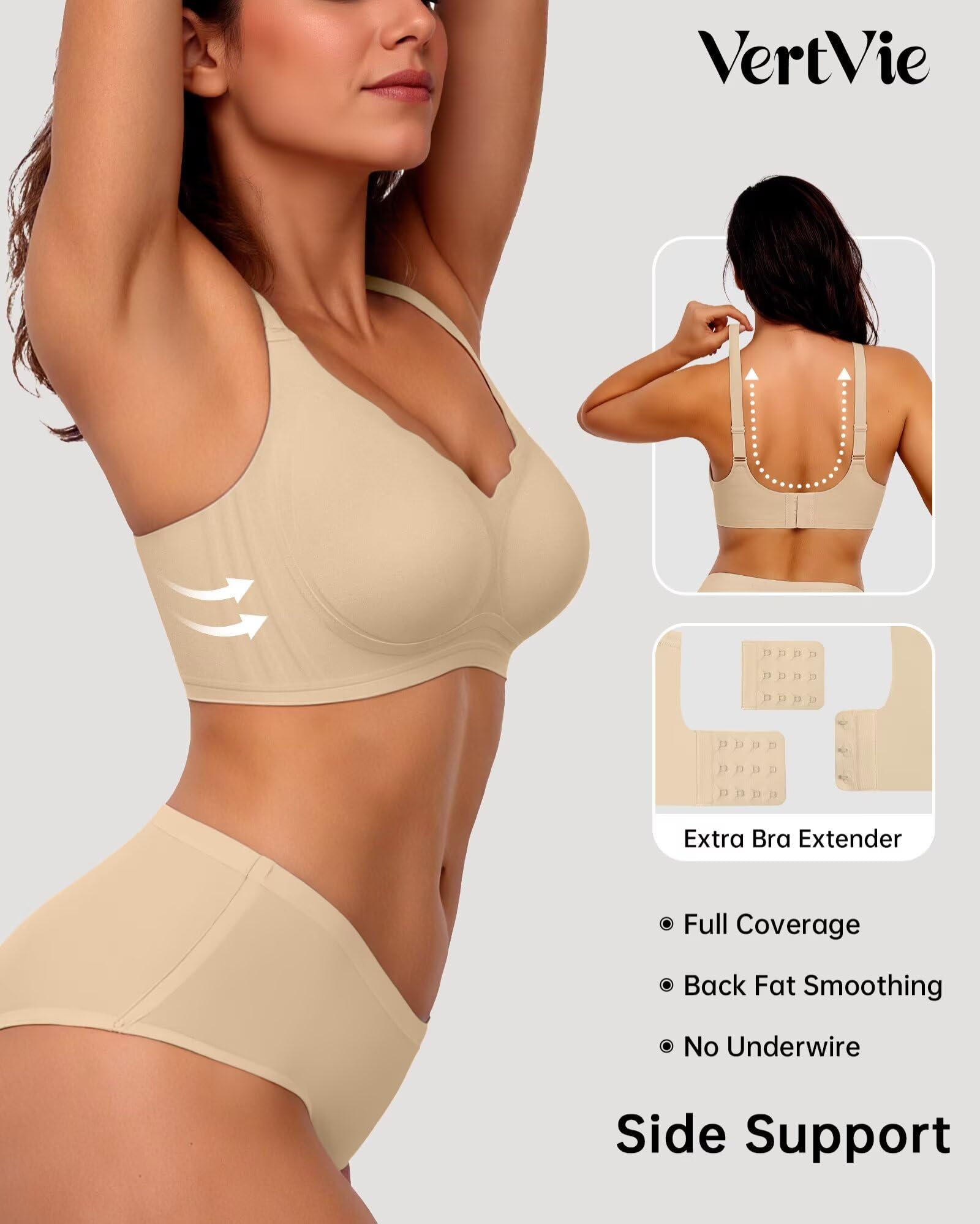 Seamless Jelly Bra No Underwire Supportive Bralette