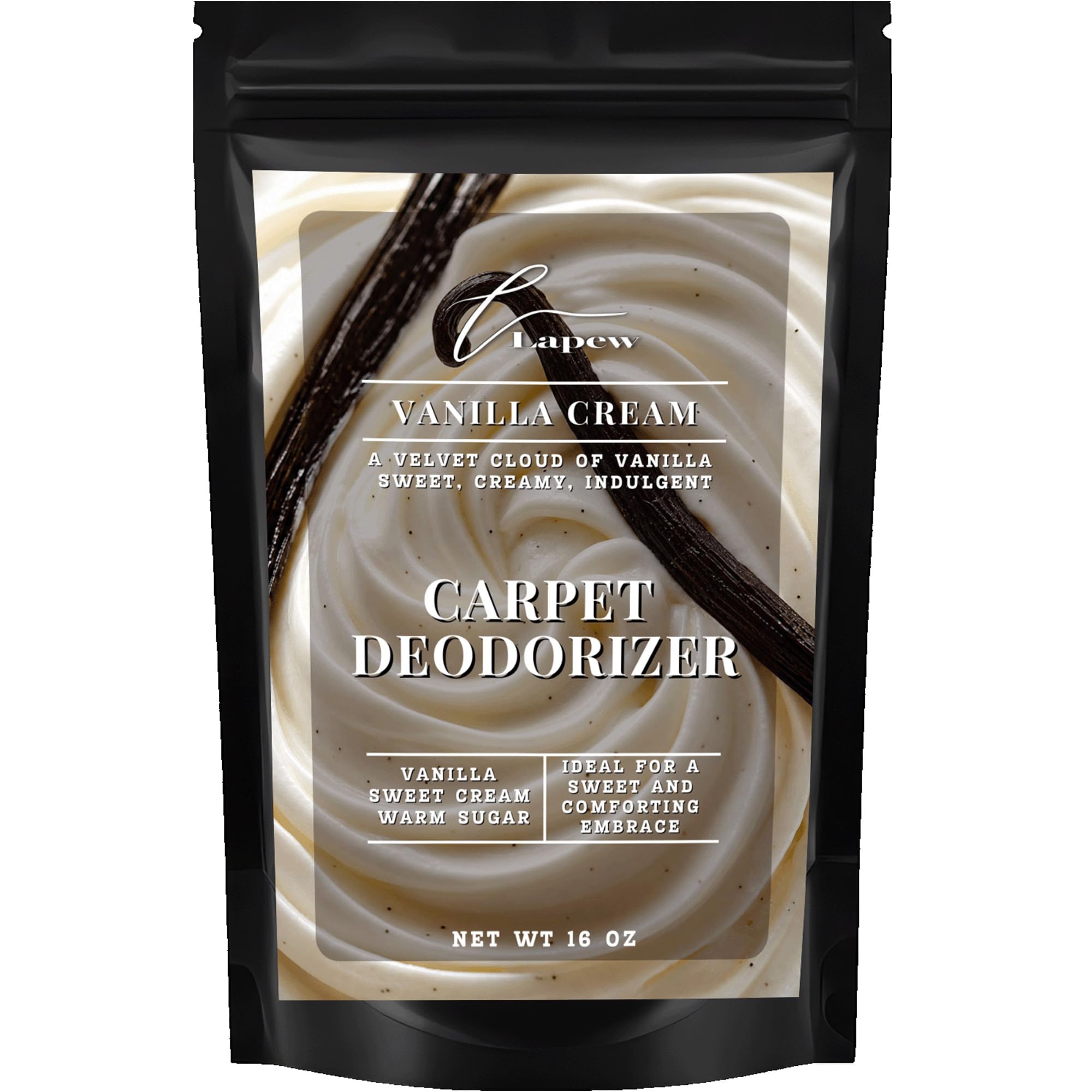 Vanilla Cream Carpet Deodorizer Powder (16 Ounce)