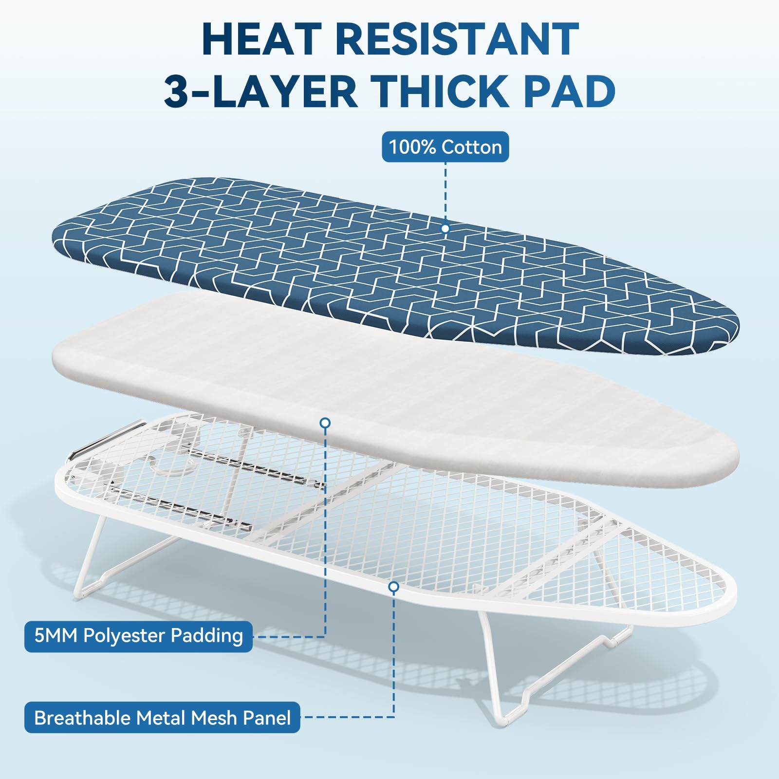 Small Ironing Board Tabletop