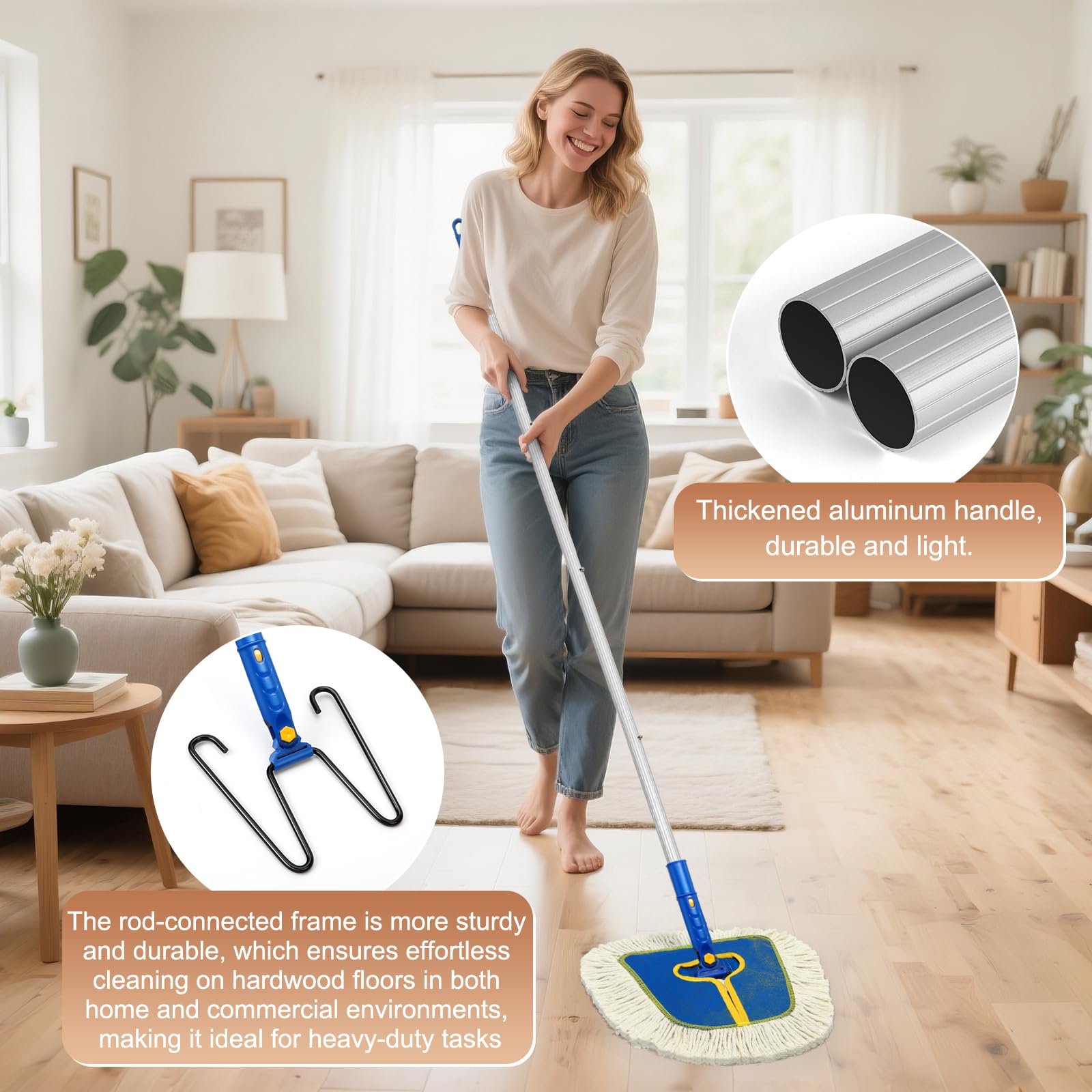 Commercial Dust Mop for Hardwood Floors Cleaning