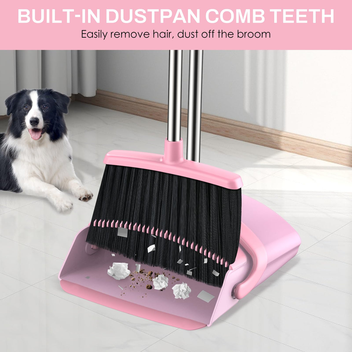 Broom and Dustpan Set for Home