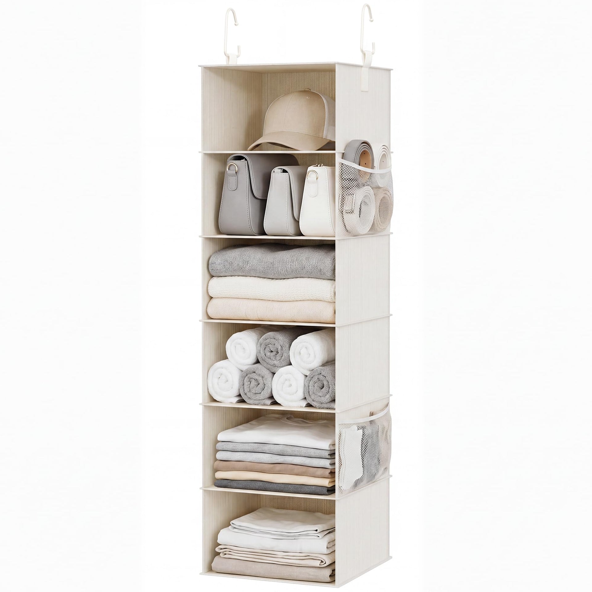 6 Shelf Hanging Closet Organizer