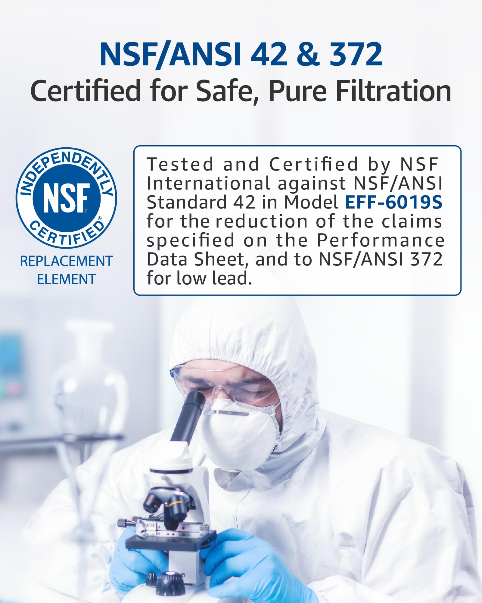 WS619C Water Filter Replacement for GE® RPWFE® (2 Count)