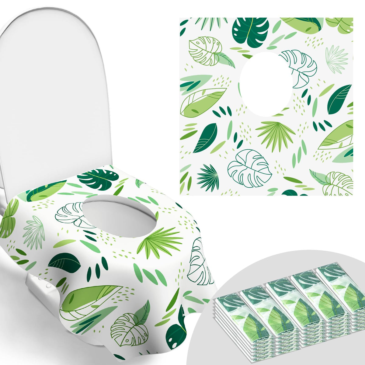 30 Pack Toilet Seat Covers Disposable