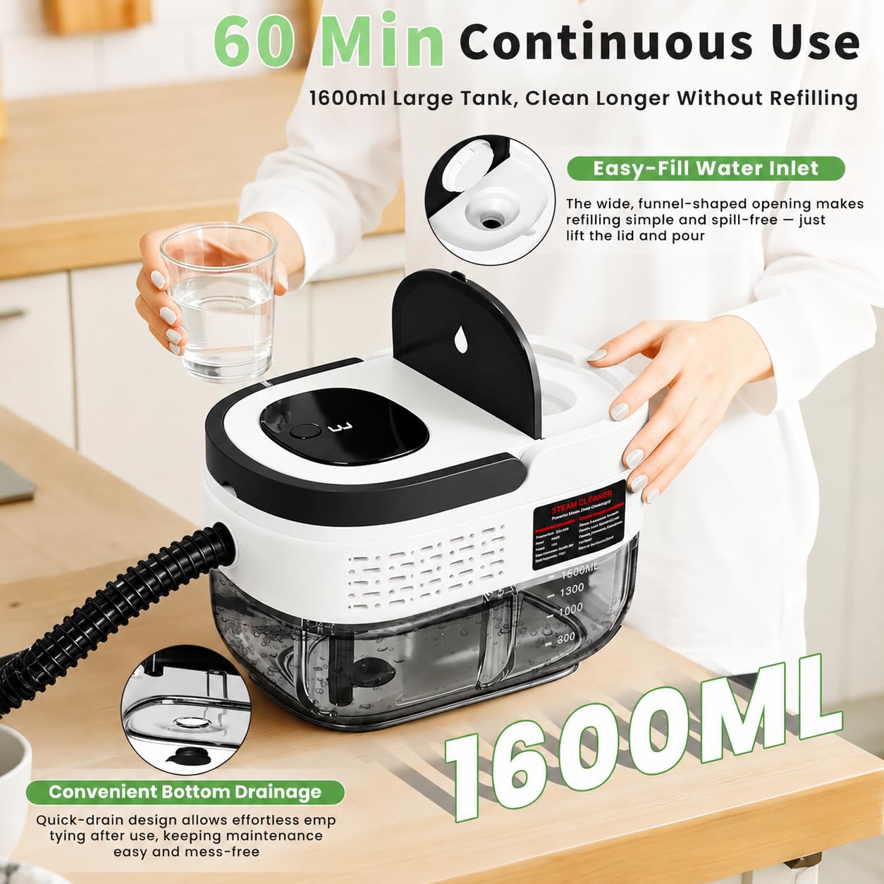 Handheld Steam Cleaner for Home