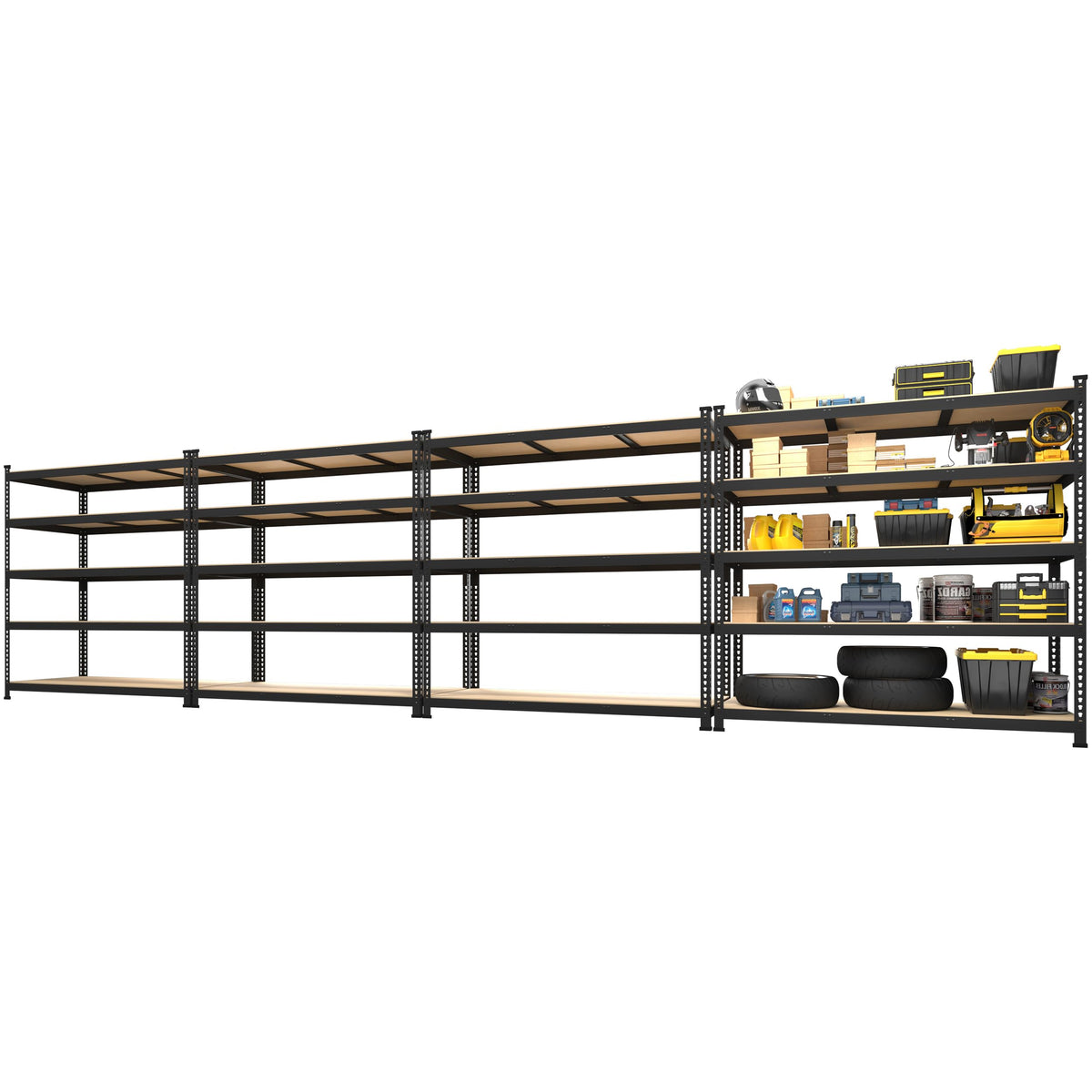48"W x 24"D x 72"H Garage Storage Shelves (4 Count)