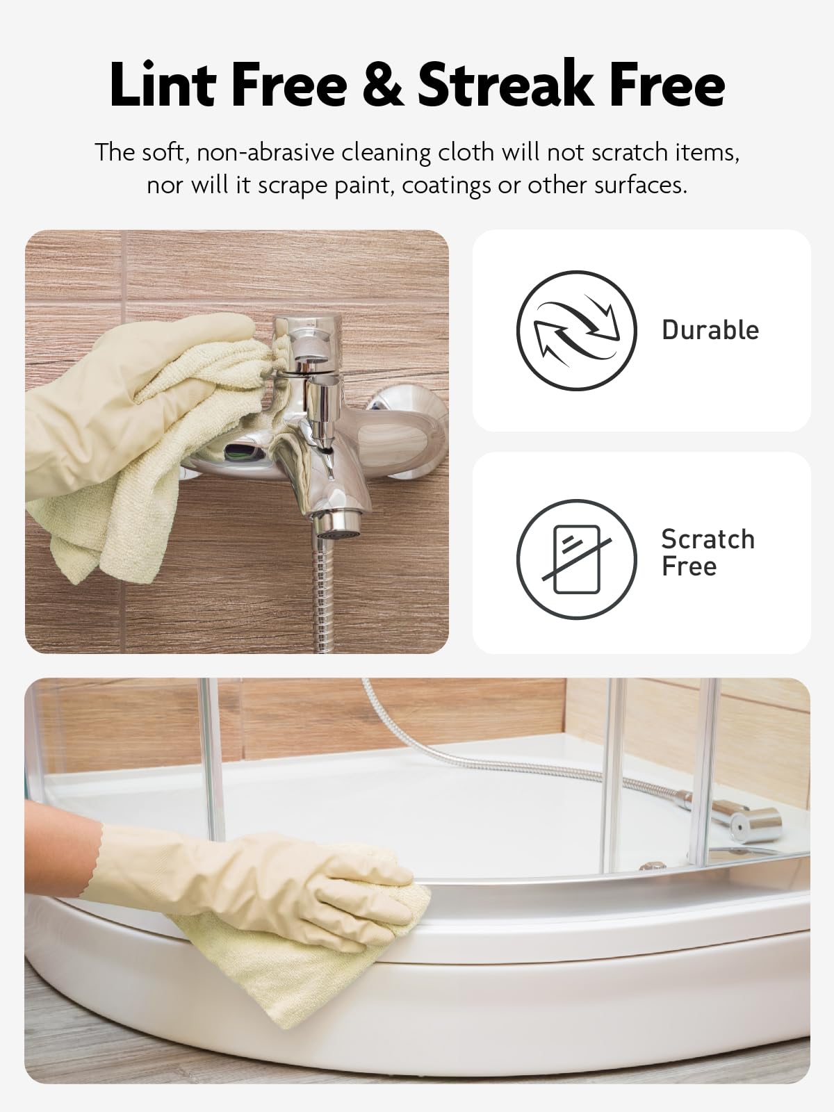 Microfiber Cleaning Cloth Roll (40 Count) - ModHome Supplies