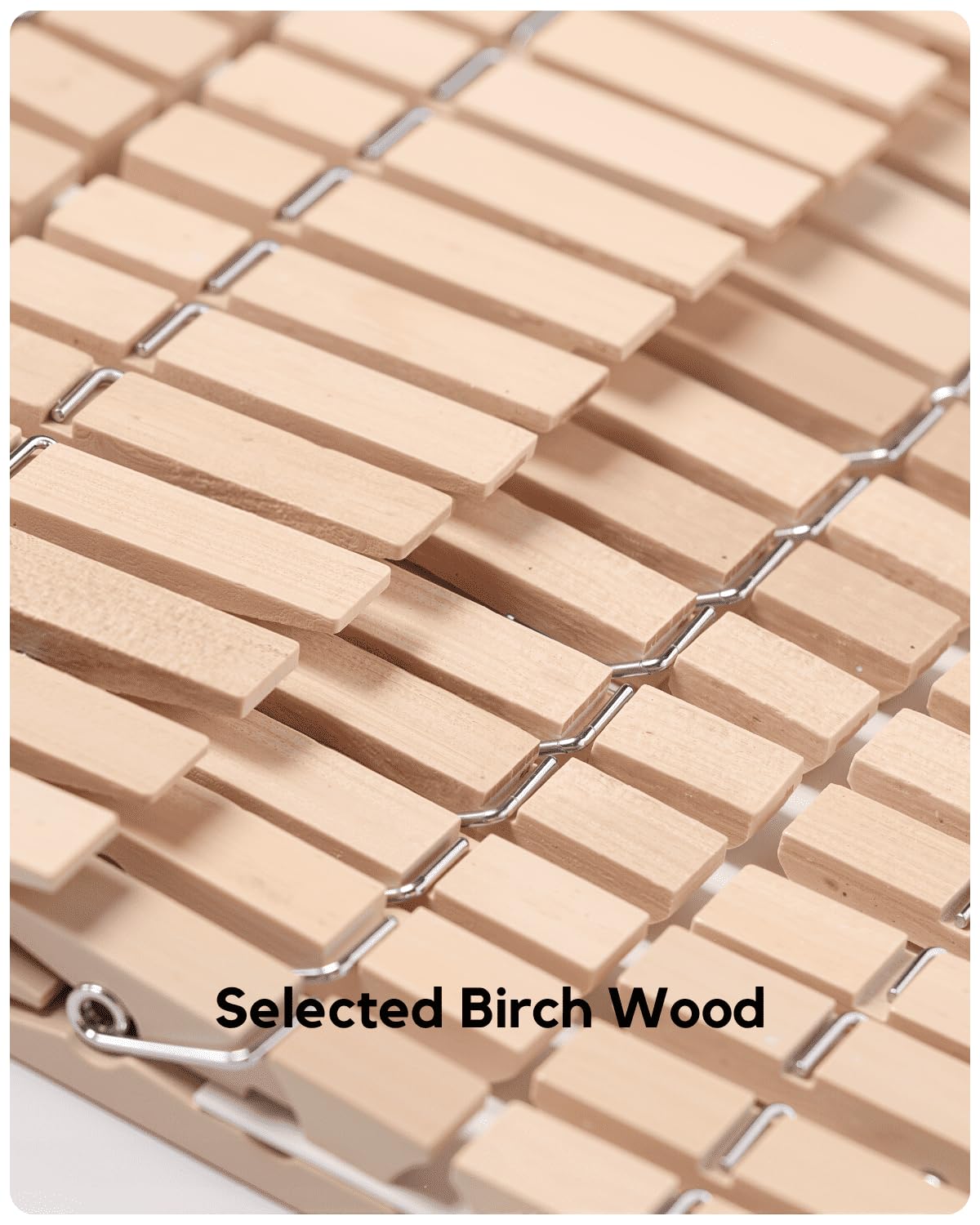 Clothes Pins Wooden Clothespins for Photo 1.77 Inch 50 PCS