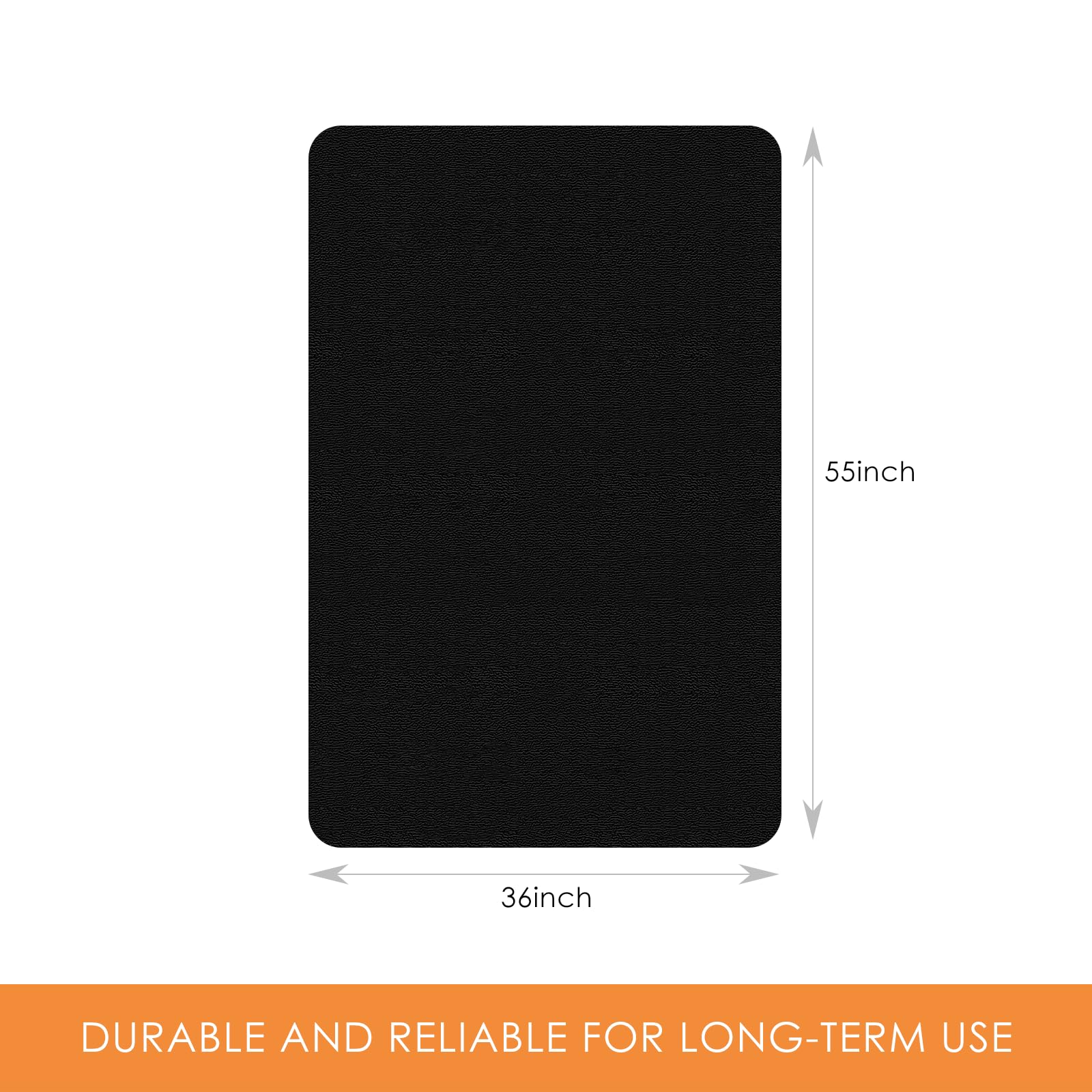Chair mat for Hardwood Floor 36 x 55 inches Rectangle Floor Mats