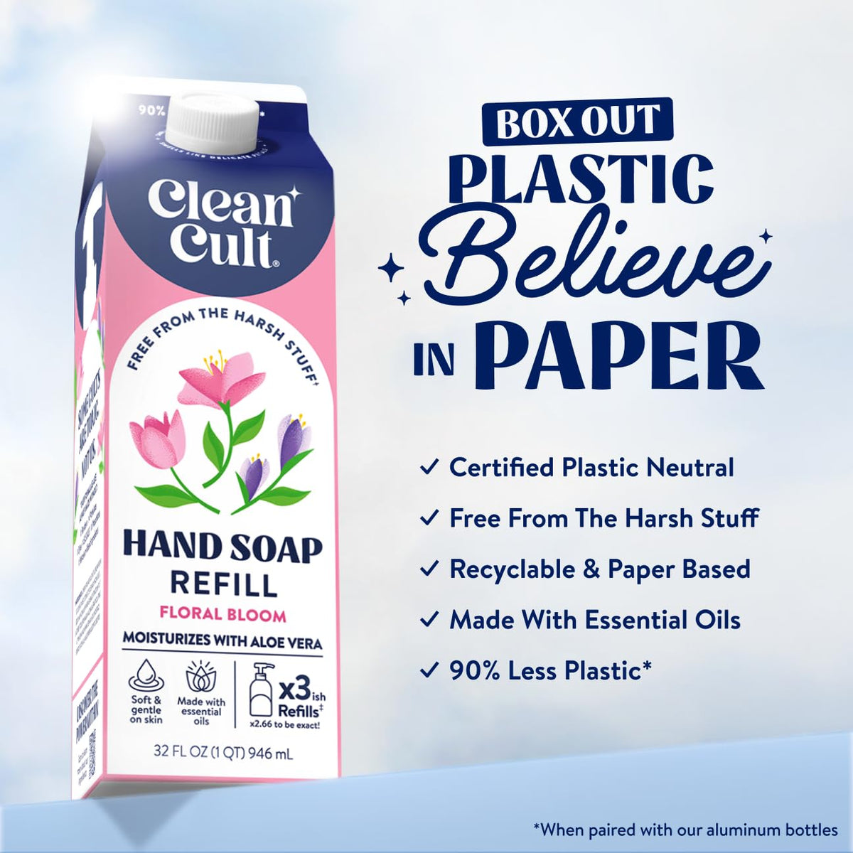 Liquid Hand Soap Refill (96 Fl Oz)