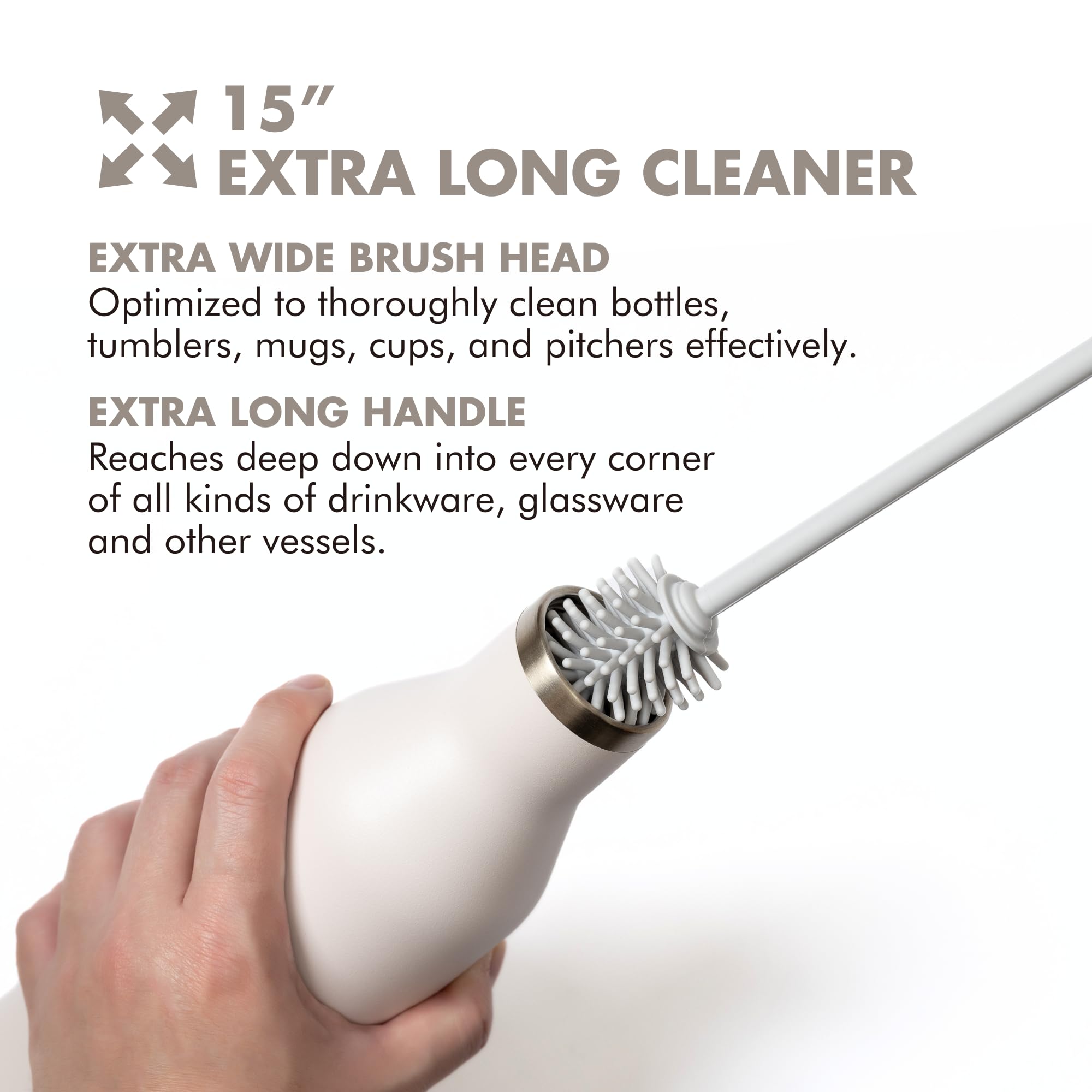 Silicone Bottle Cleaning Brush Set (2 Count)