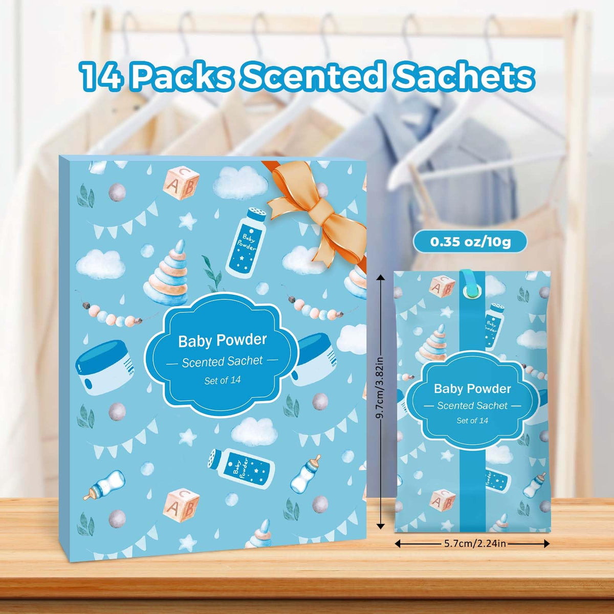 Scented Sachets for Drawer and Closet (14 Count)
