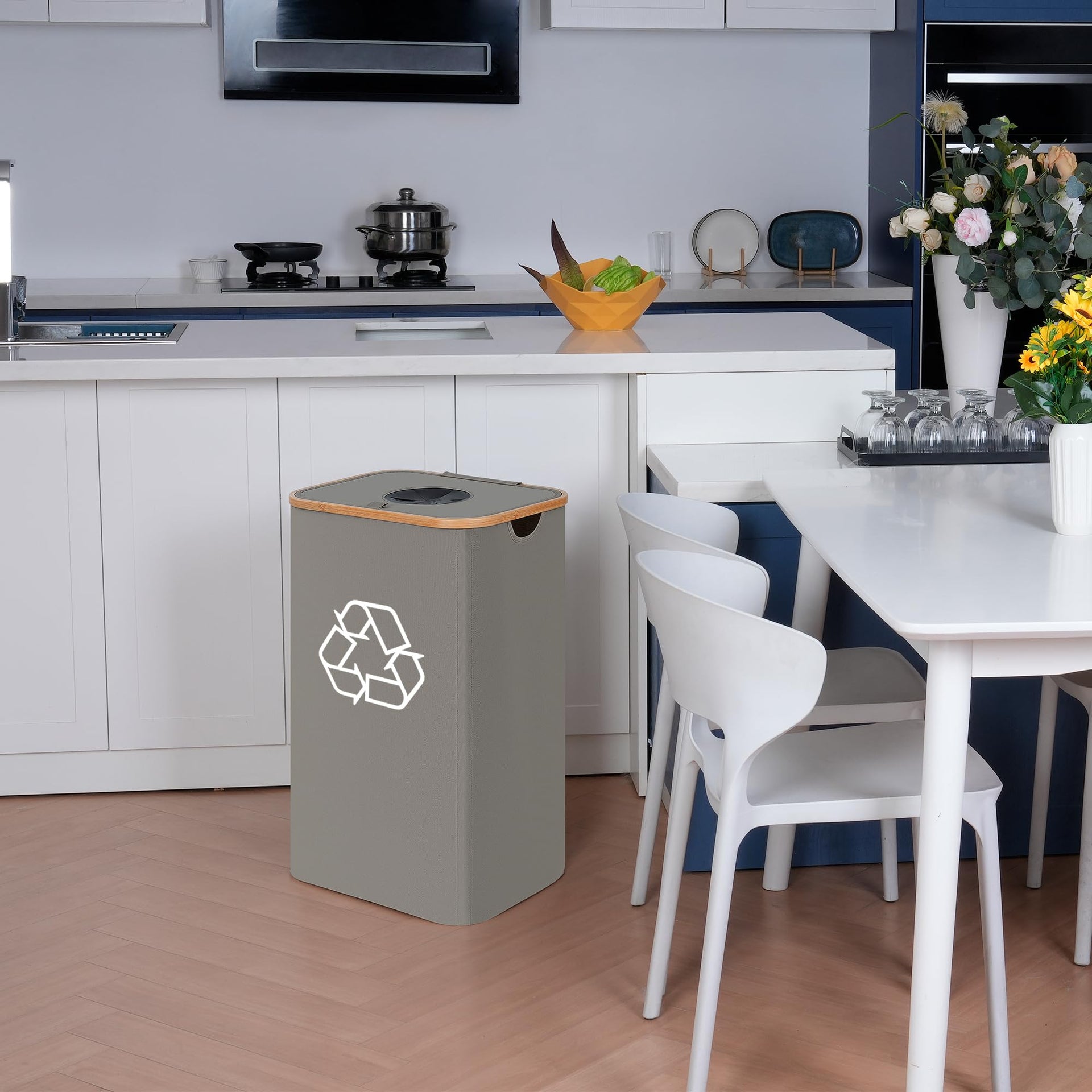 Recycling Bin for Kitchen 26 Gallon