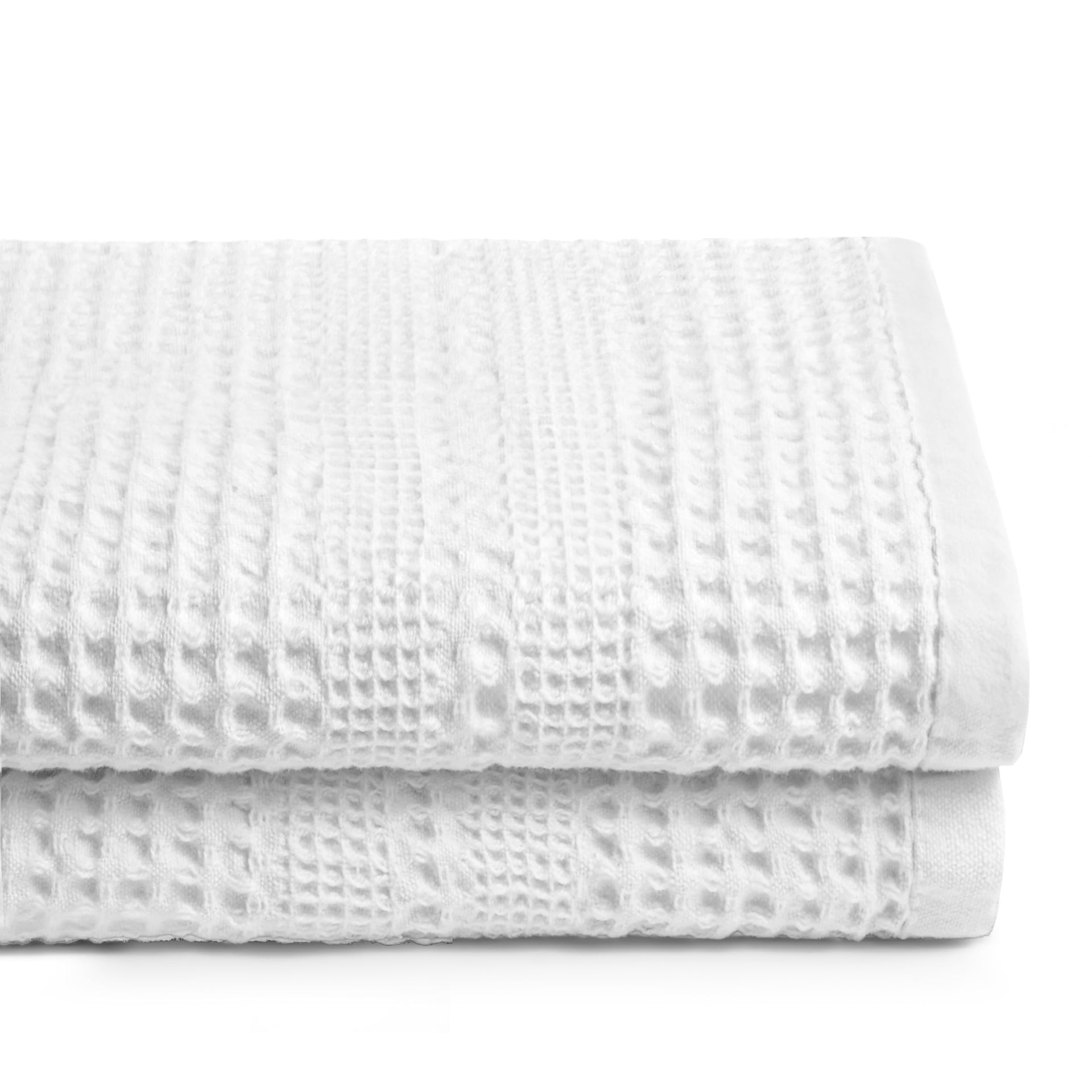 Waffle Towels for Bathroom (2 Count)