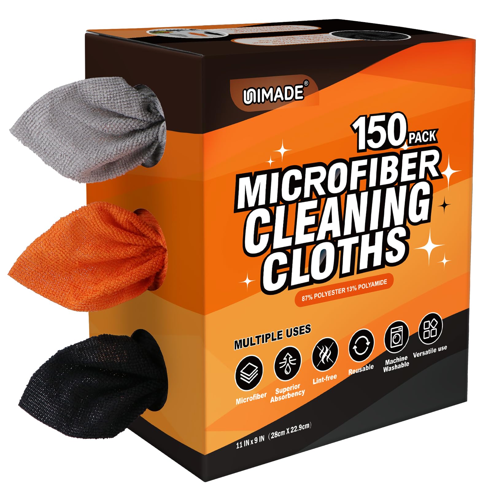 Microfiber Cleaning Cloth (150 Count)