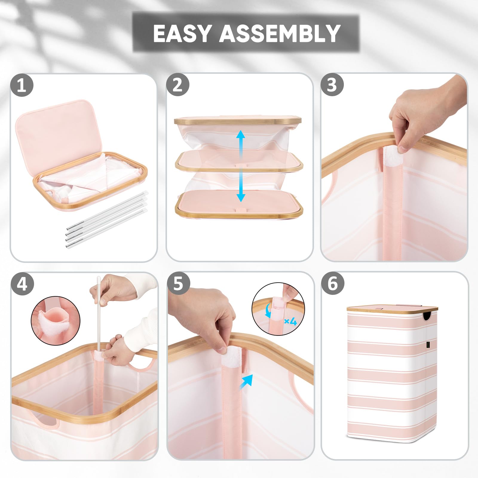 Laundry Hamper with Lid