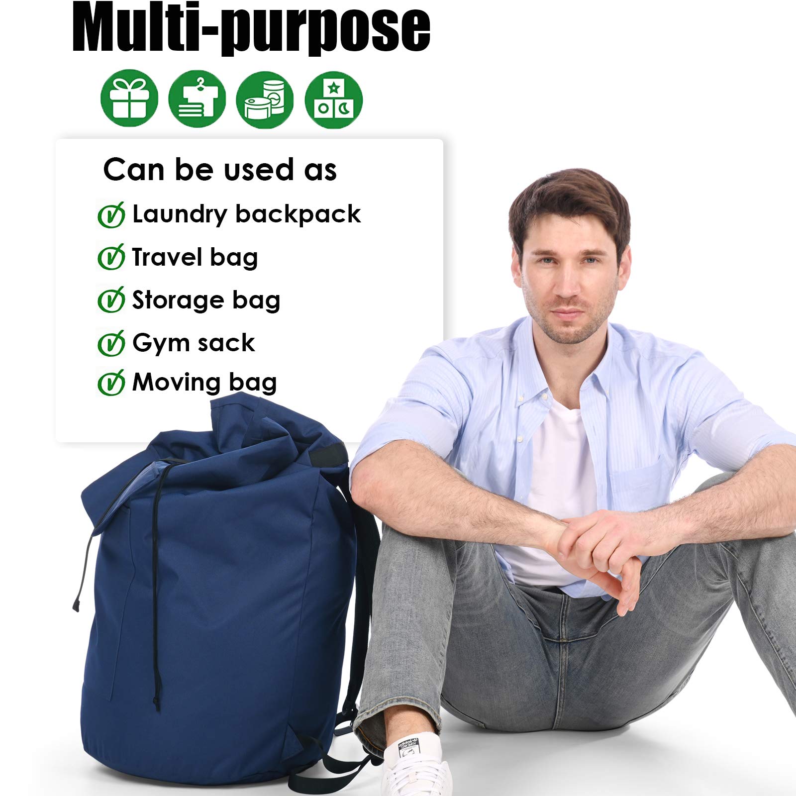 Backpack Laundry Bag