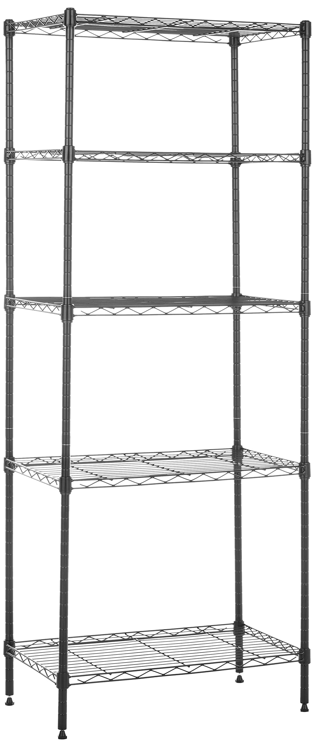 5 Shelf Multipurpose Adjustable Steel Garage Shelving Unit