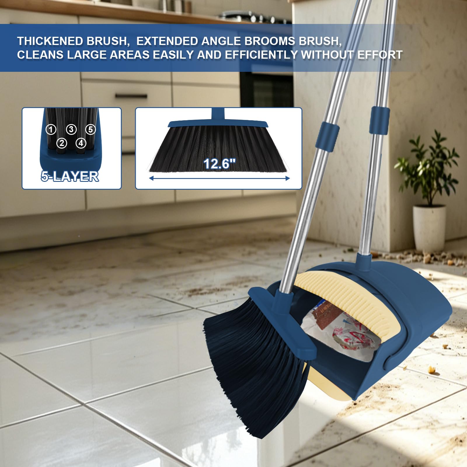 Broom and Dustpan Set