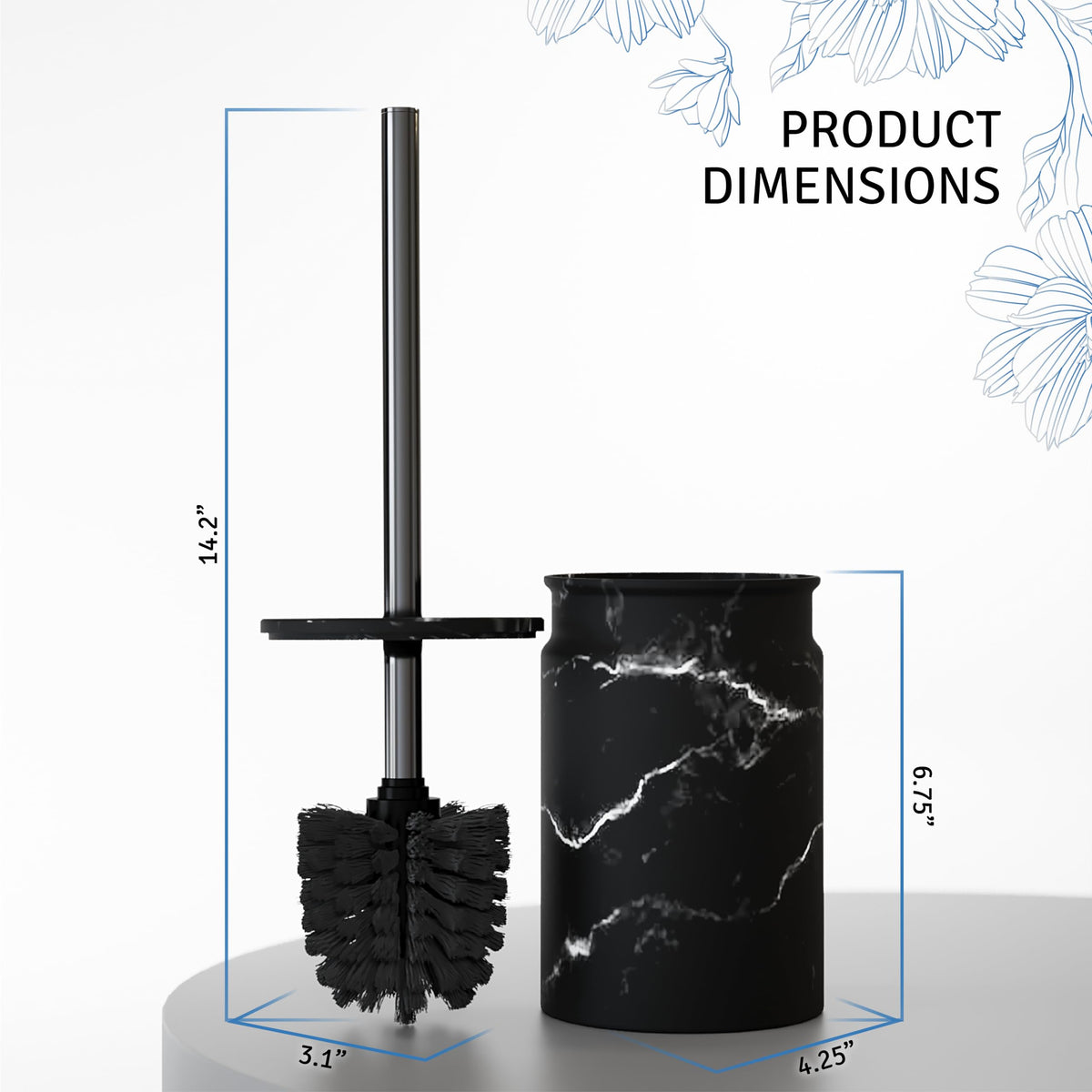 Toilet Brush and Holder Set