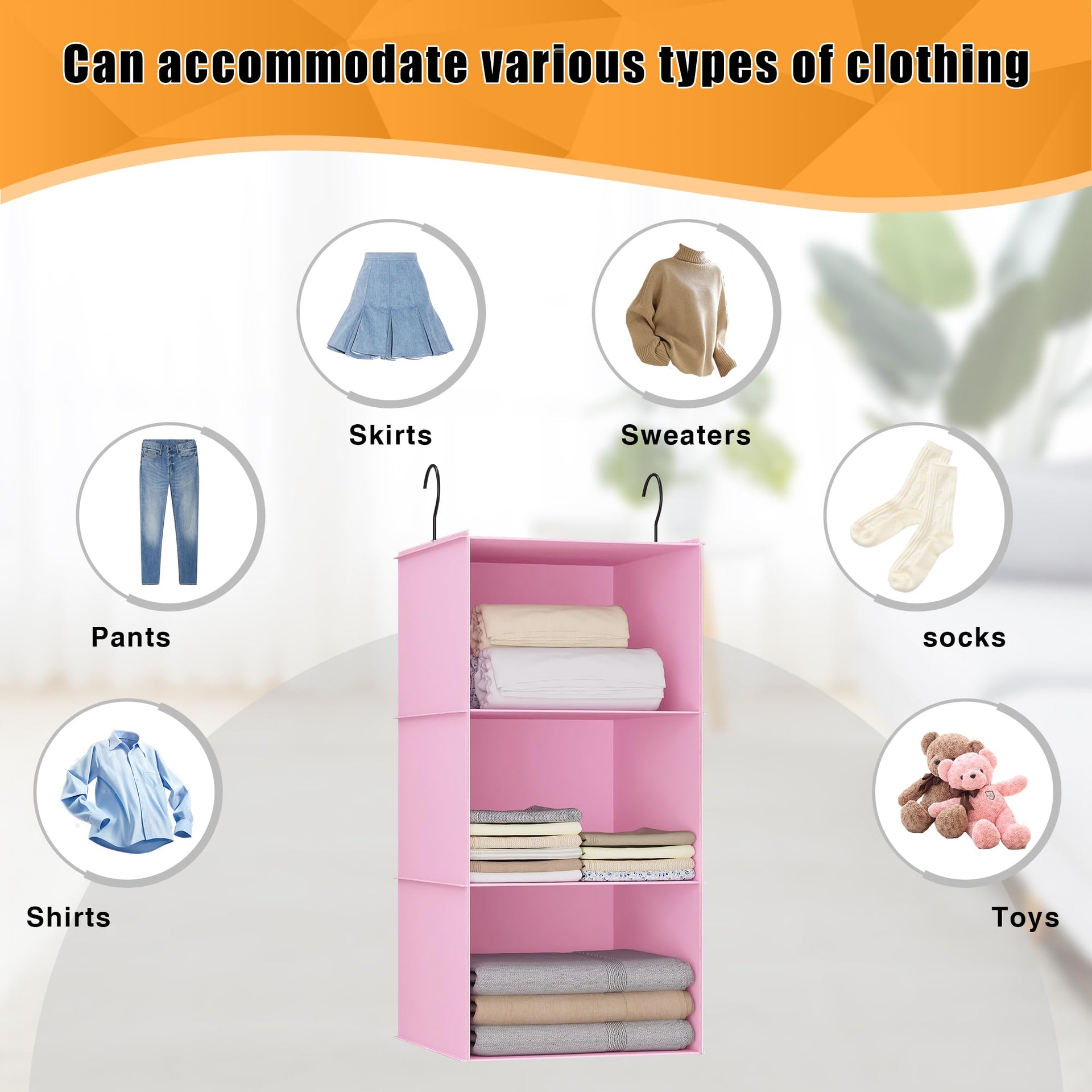 Hanging Closet Organizer 3