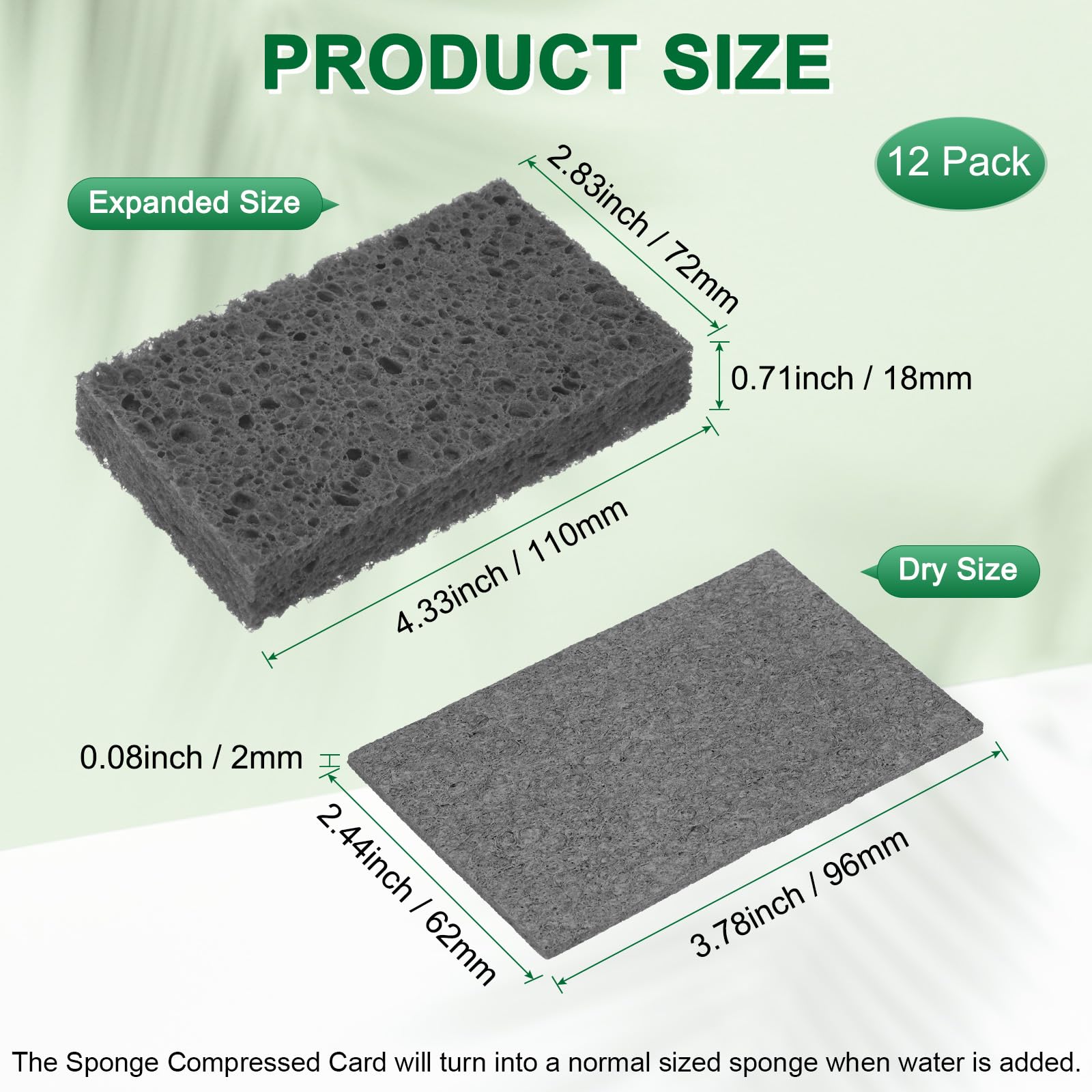 12 Pack Kitchen Sponges (12 Count)