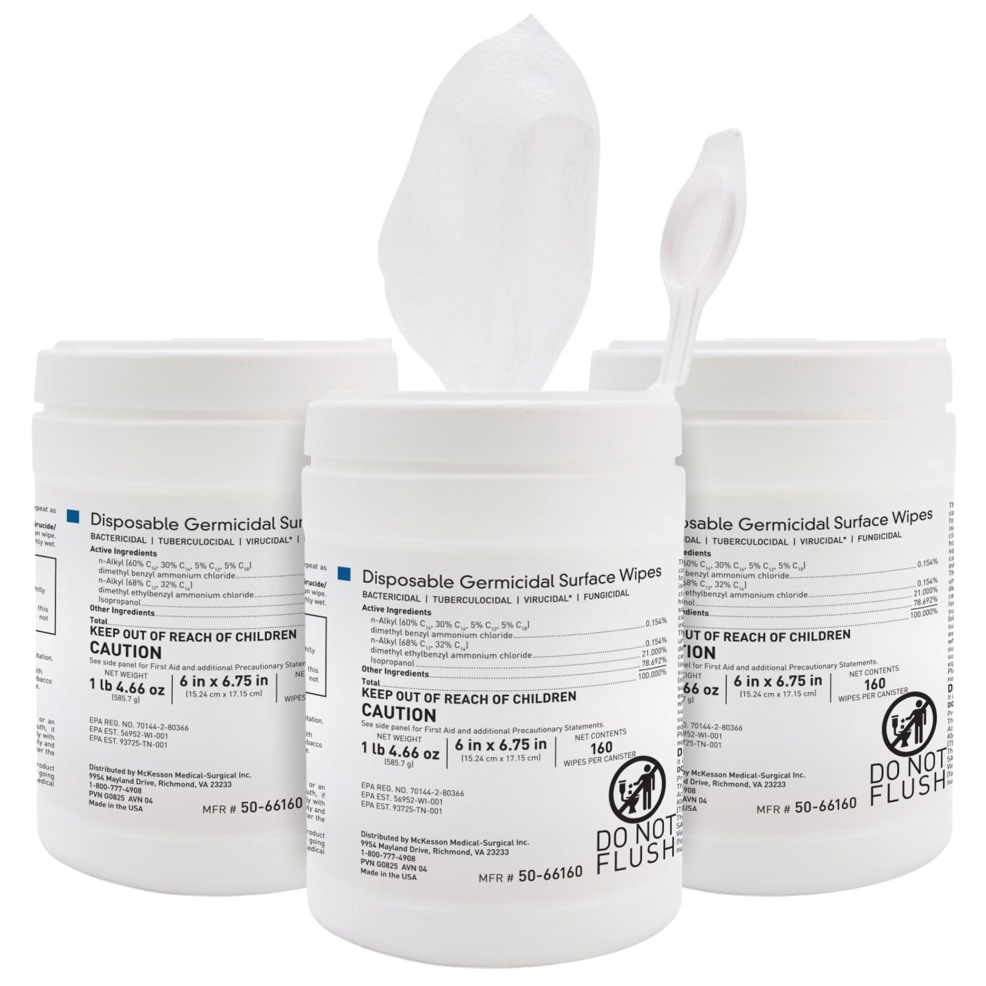 Germicidal Disinfecting Wipes [480 Count]