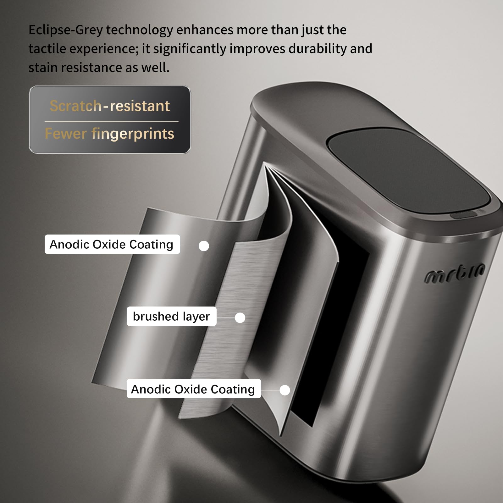 Stainless Steel Motion Sensor Bathroom Trash Can
