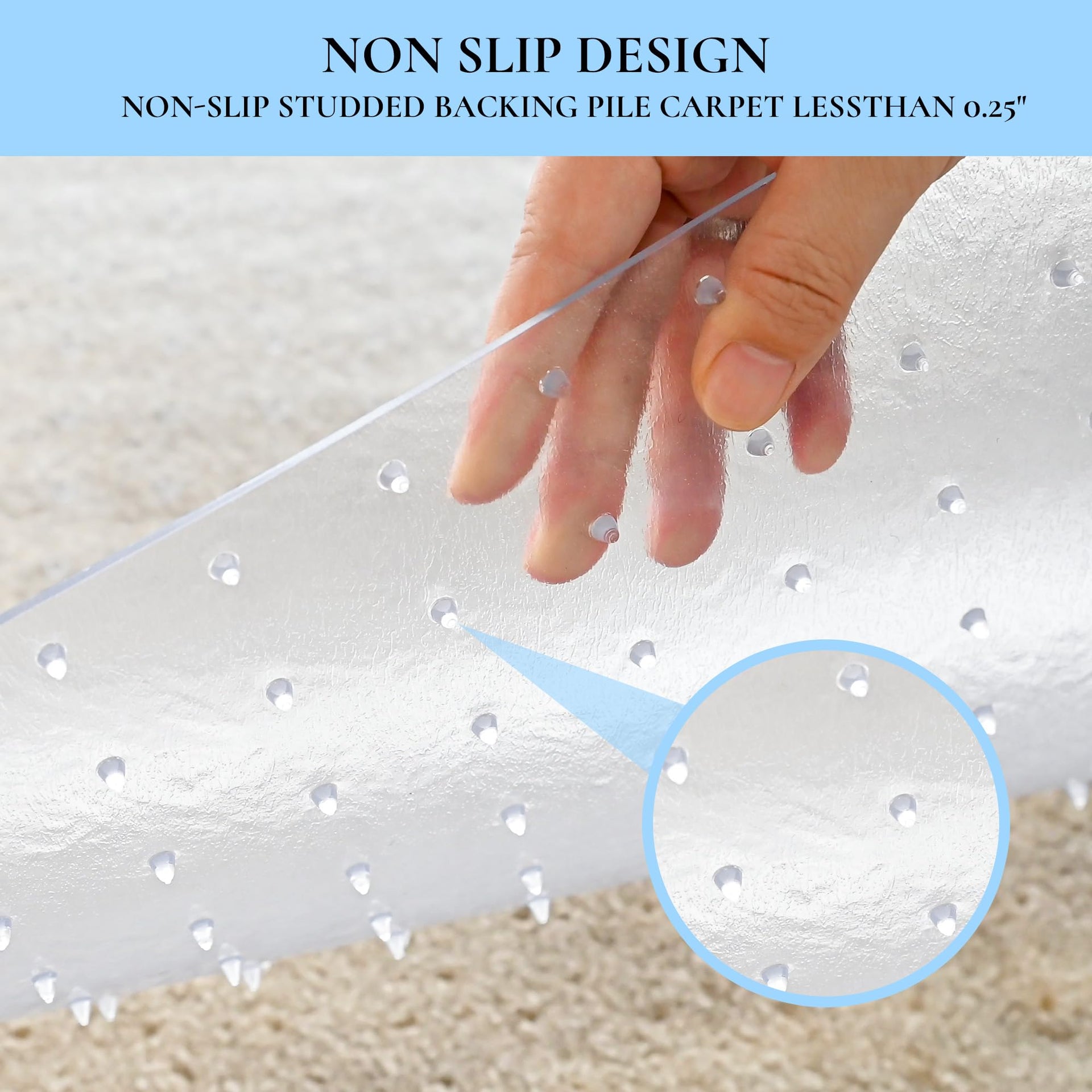 Office Chair Mat for Low Pile Carpet
