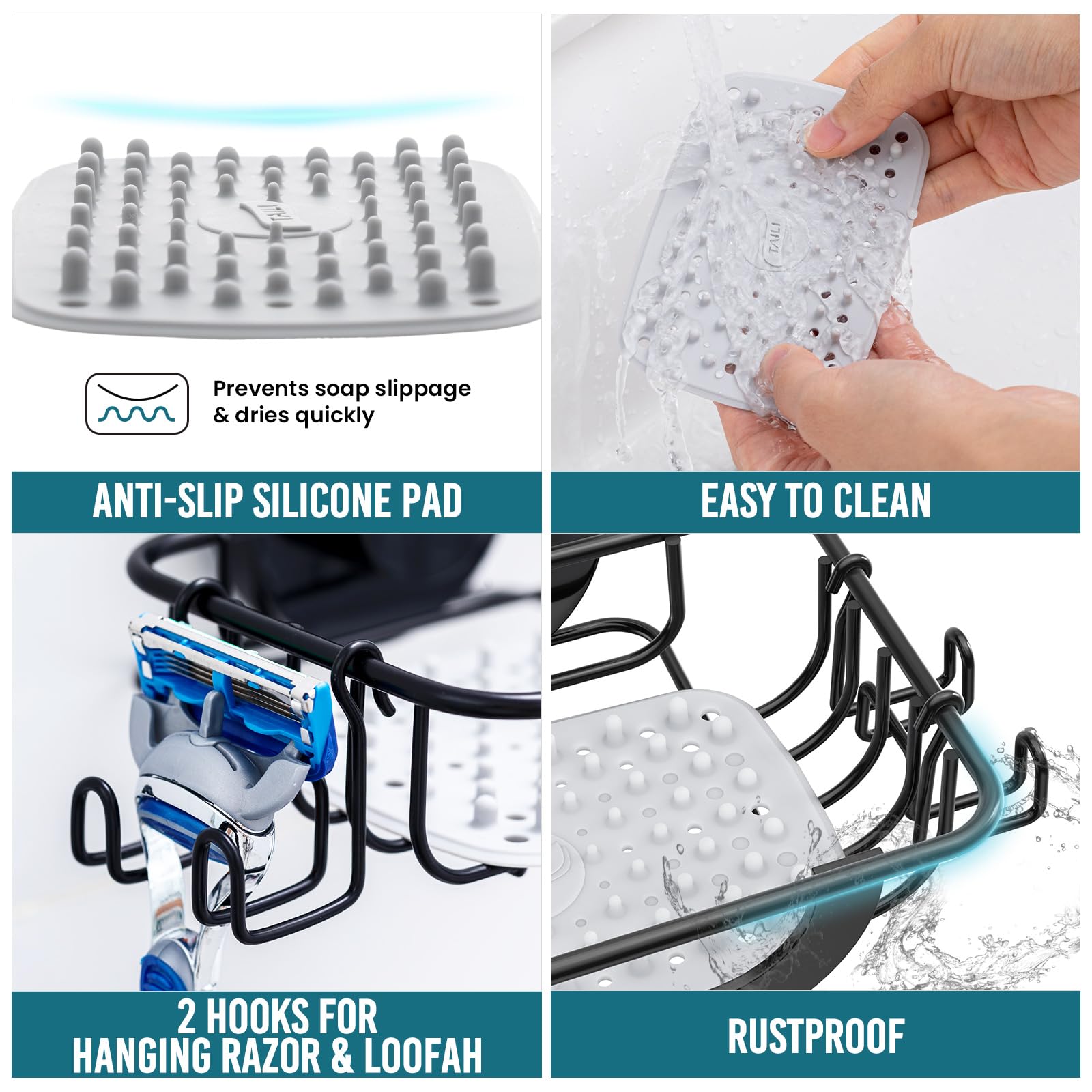 Soap Dish Bar Soap Holder Suction Cup