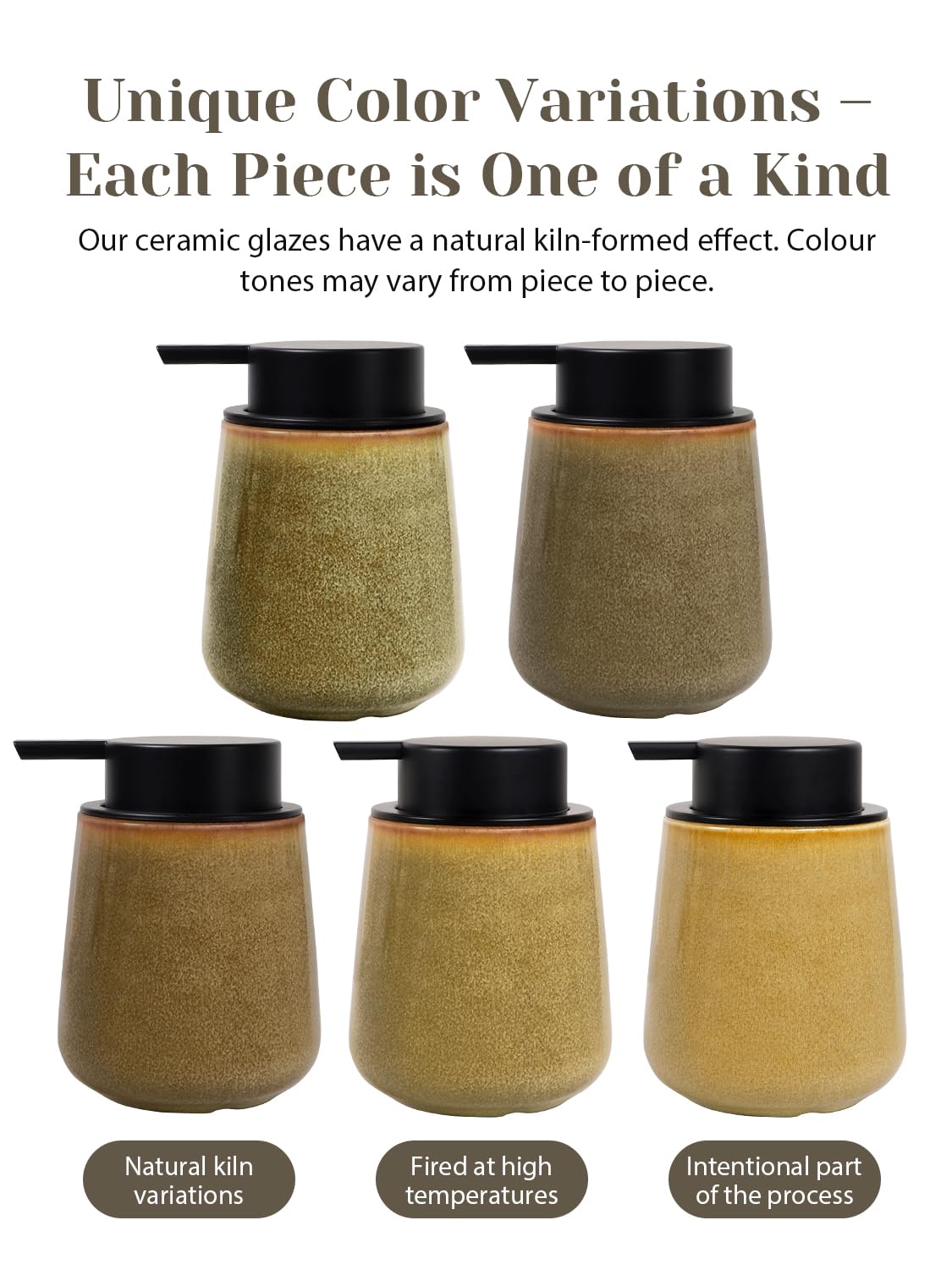 Ceramic Foaming Soap Dispenser