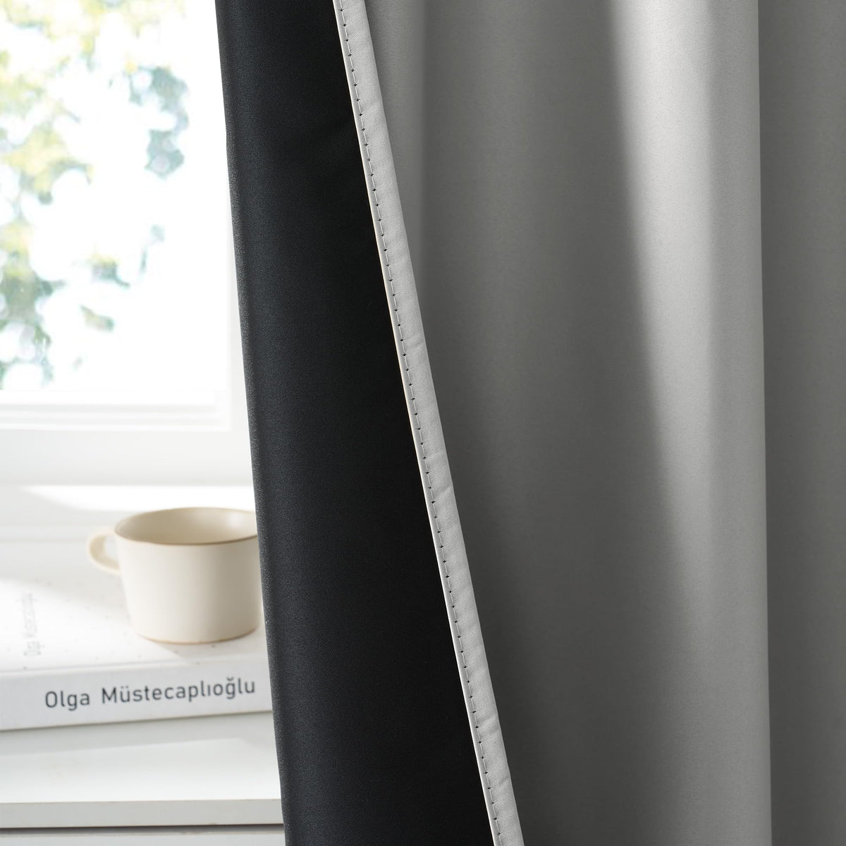 Bedroom Blackout Curtains 63 inches Long (2 Count)