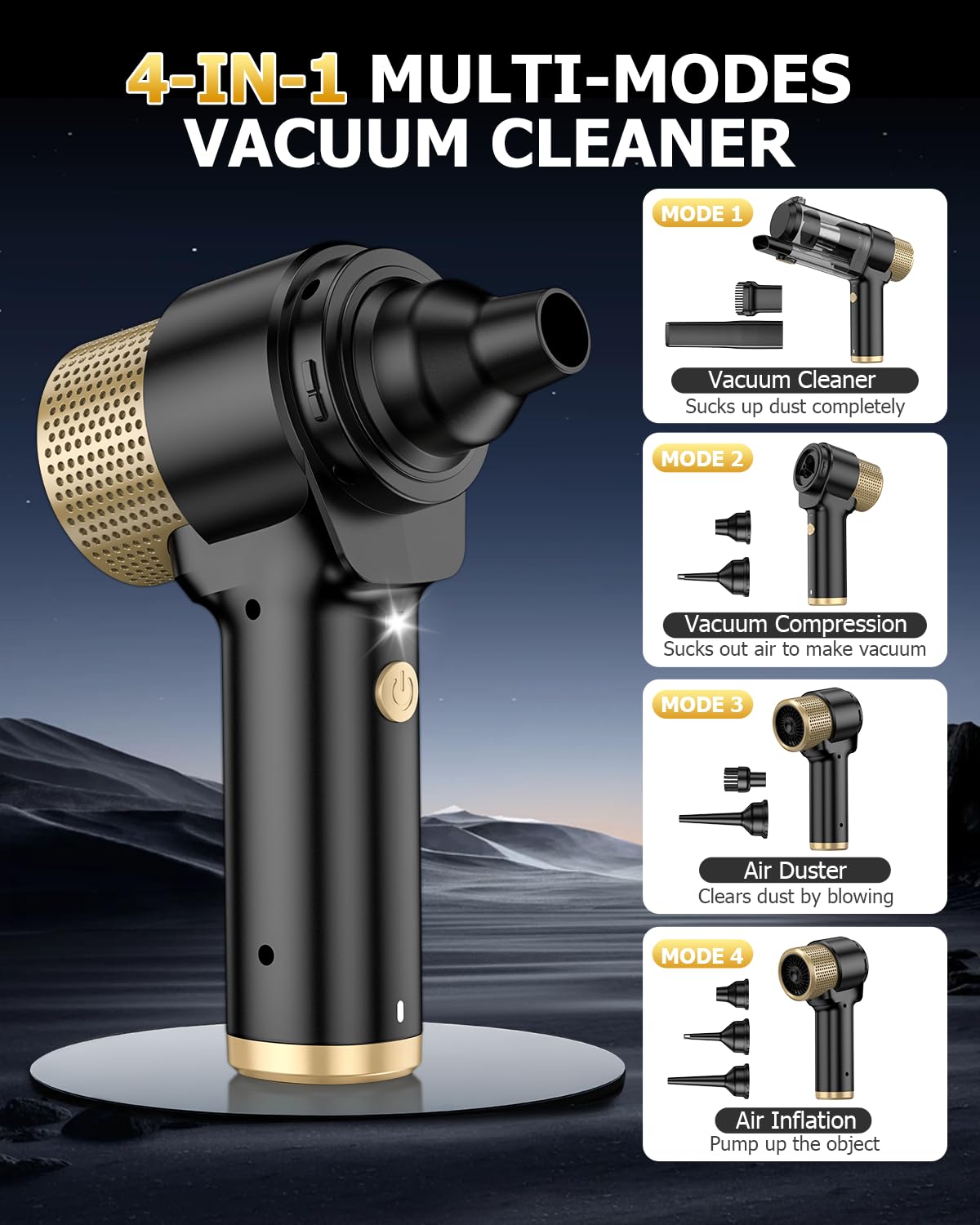 Handheld Car Vacuum Portable Cordless