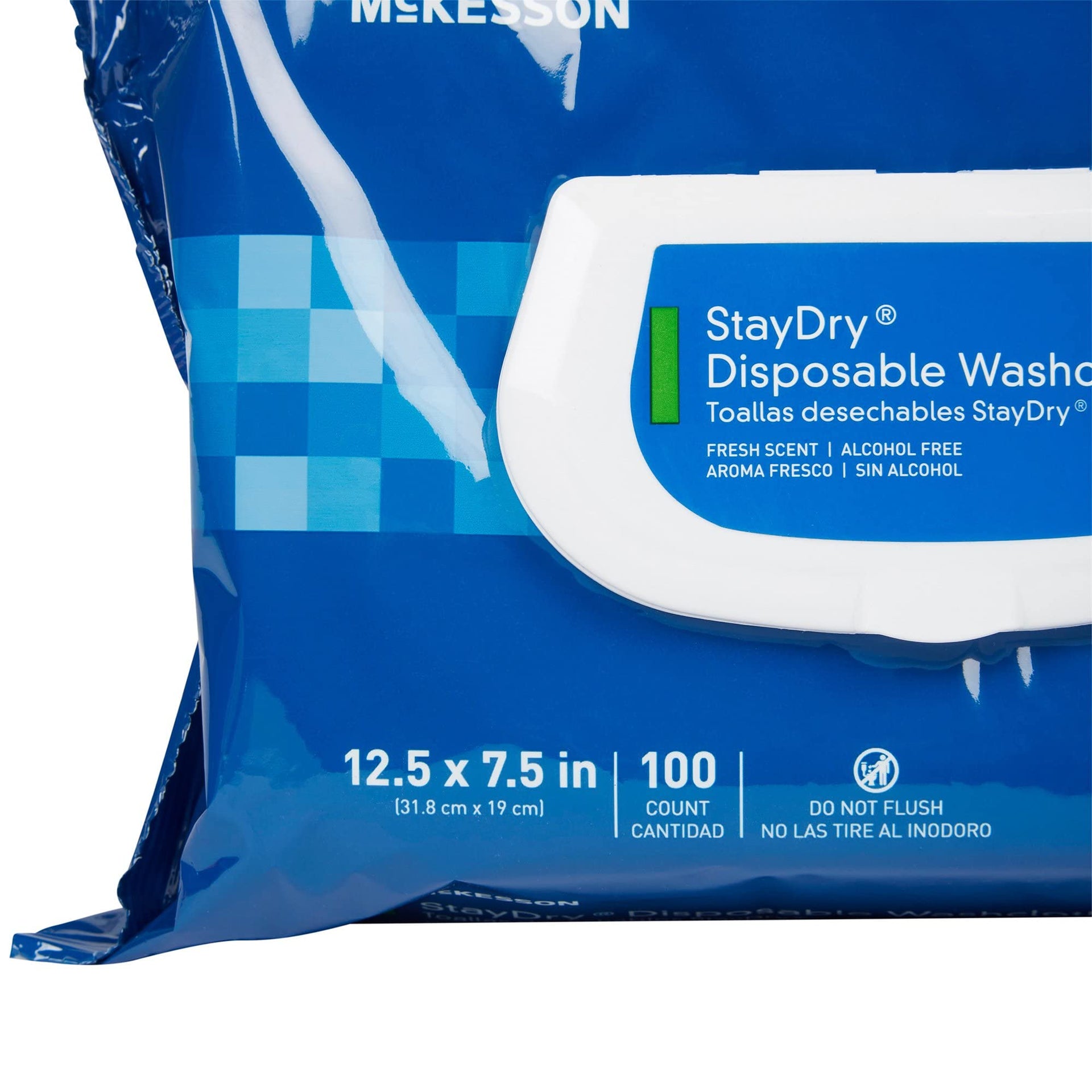 Staydry Disposable Washcloths with Aloe (600 Count)