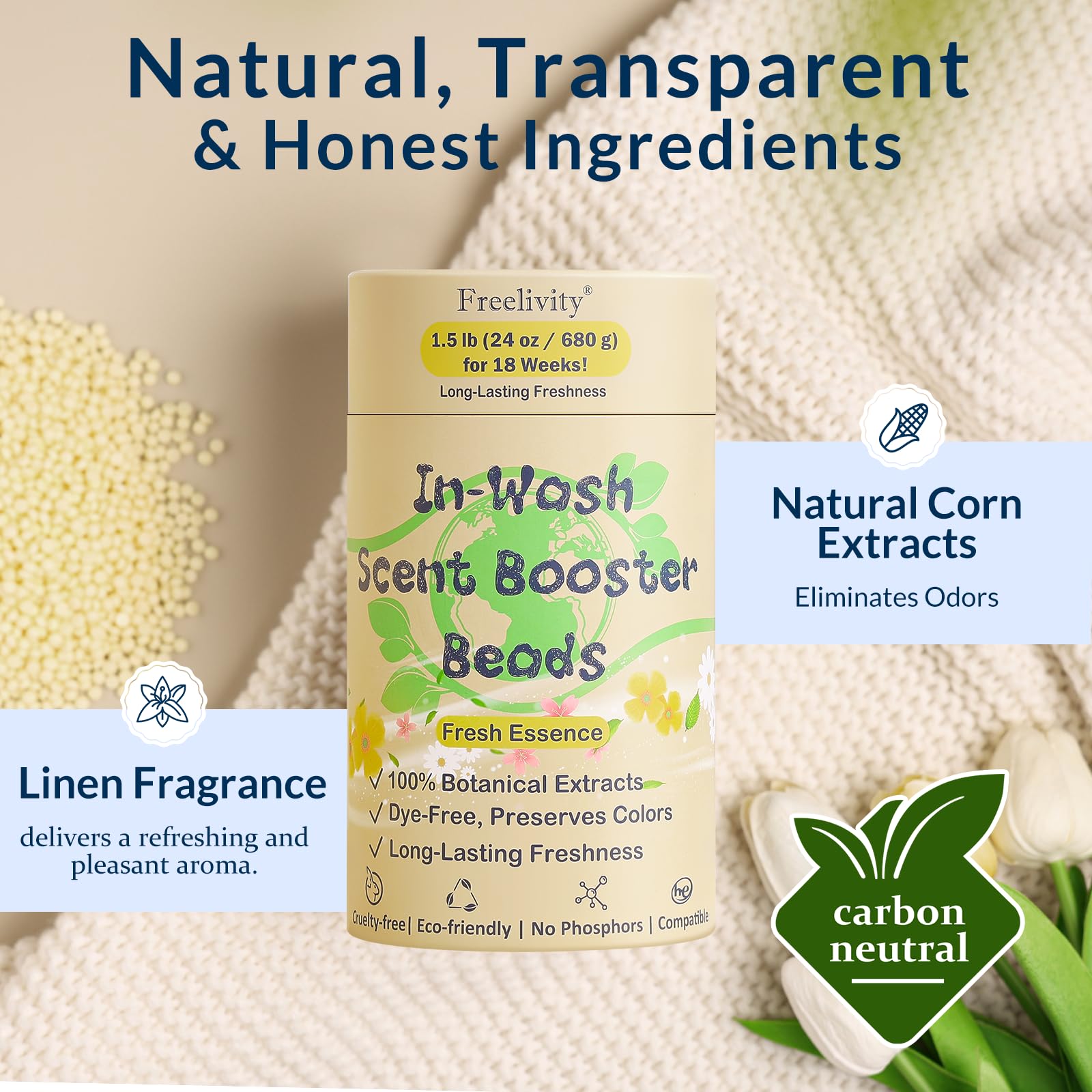 In‑Wash Scent Booster Beads (24 Ounce)