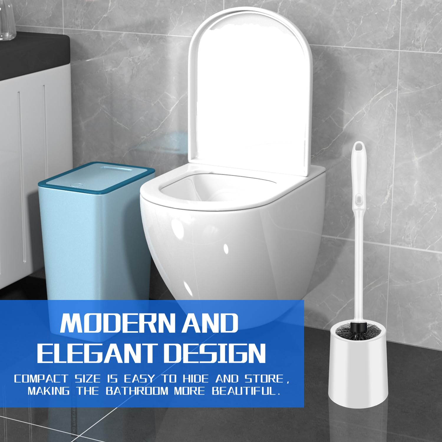 Toilet Brush and Holder Set