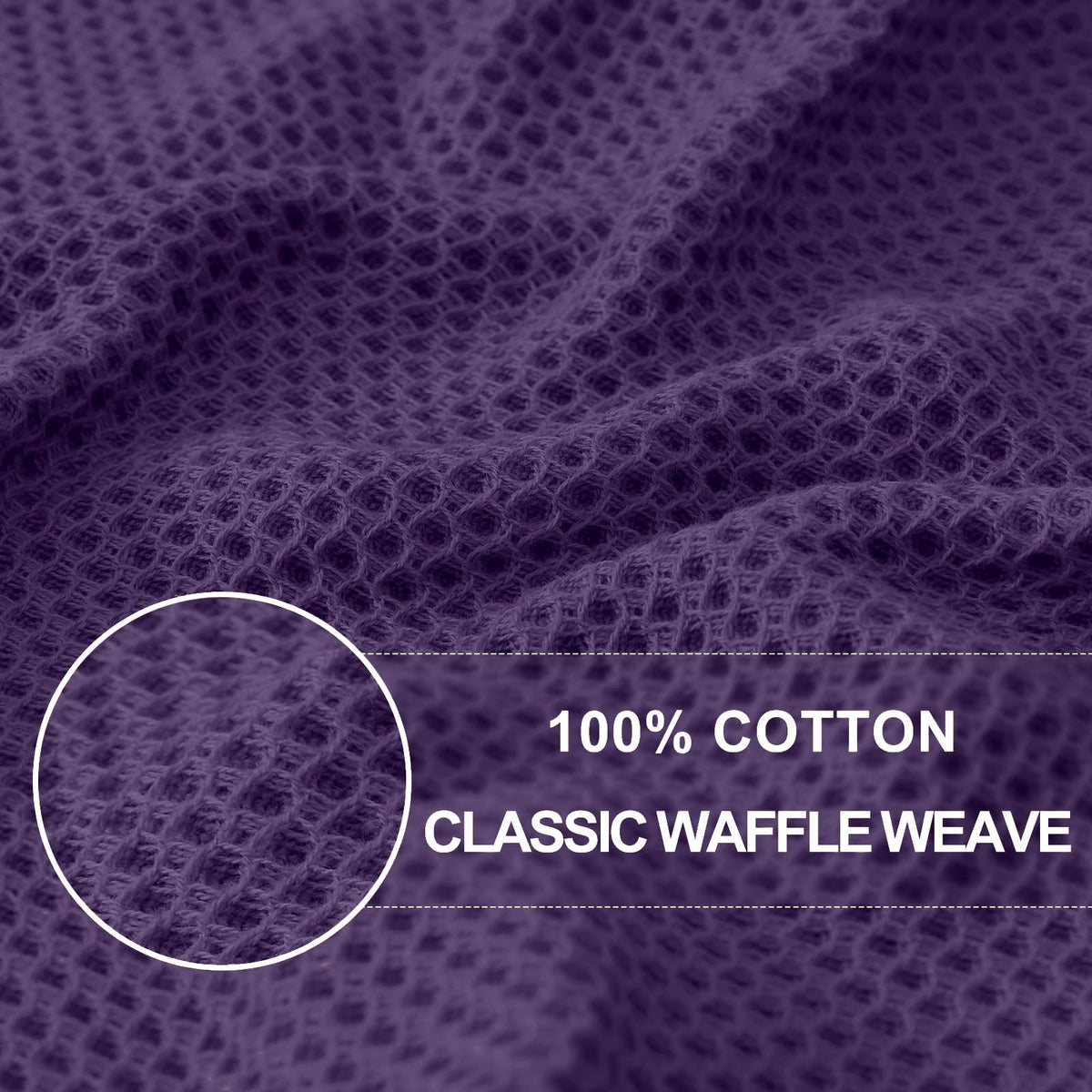 100% Cotton Waffle Weave Kitchen Dish Towels 18 (18 Count)