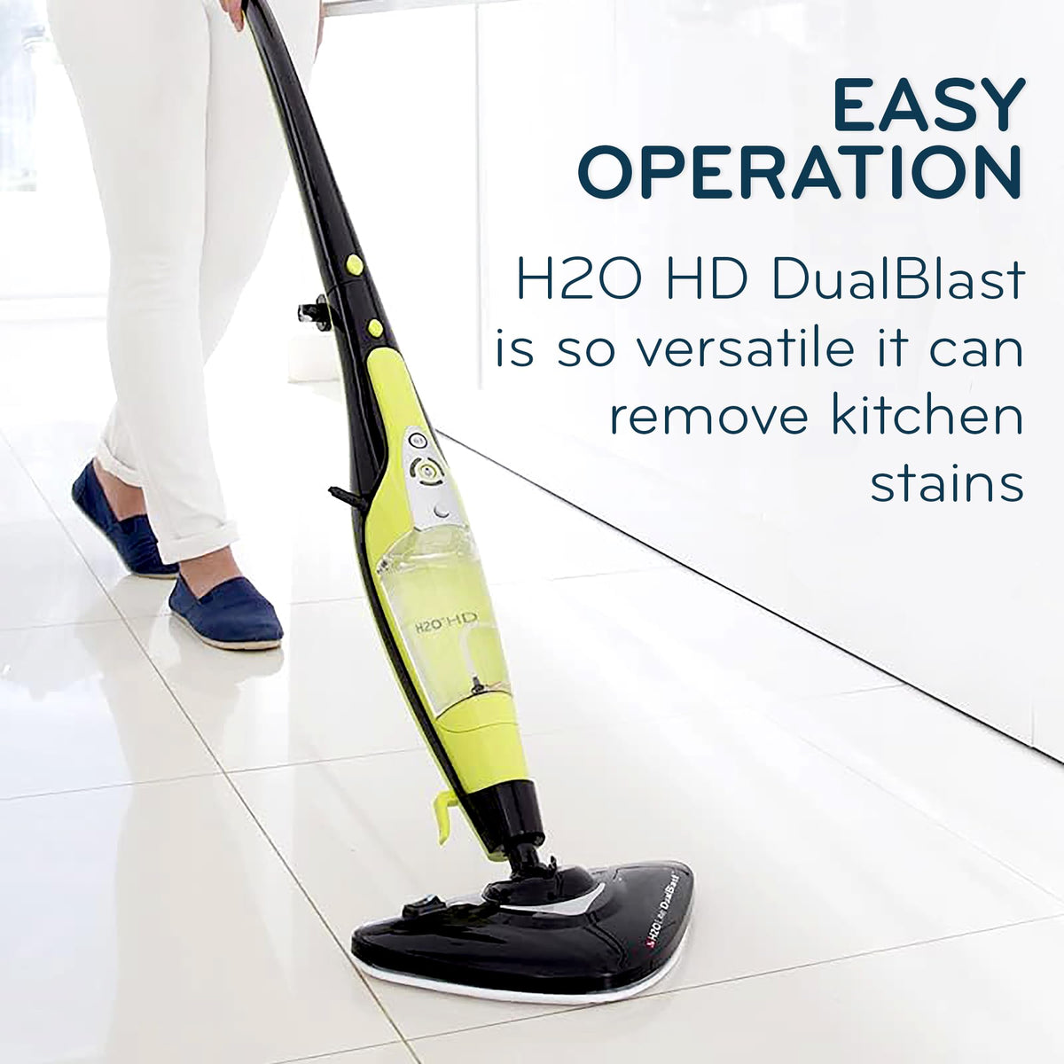 HD Dual Blast Steam Mop & Handheld Steam Cleaner