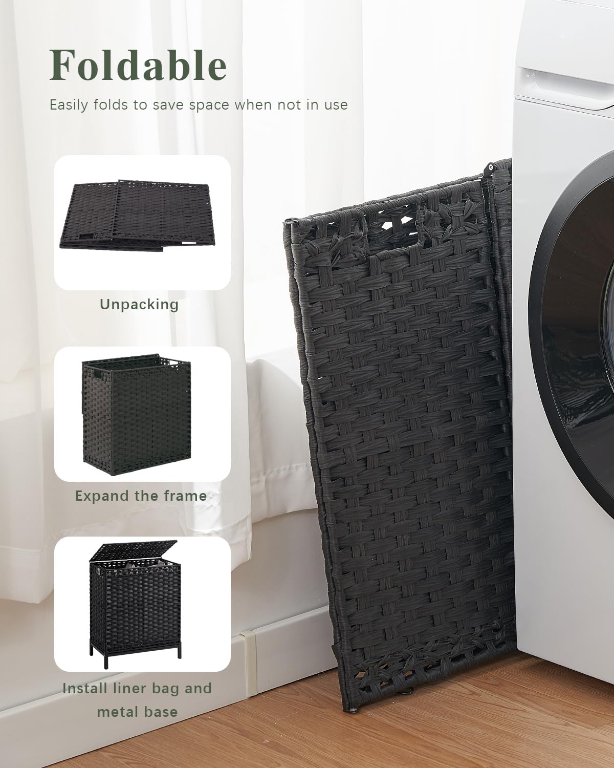 Laundry Hamper with Lid