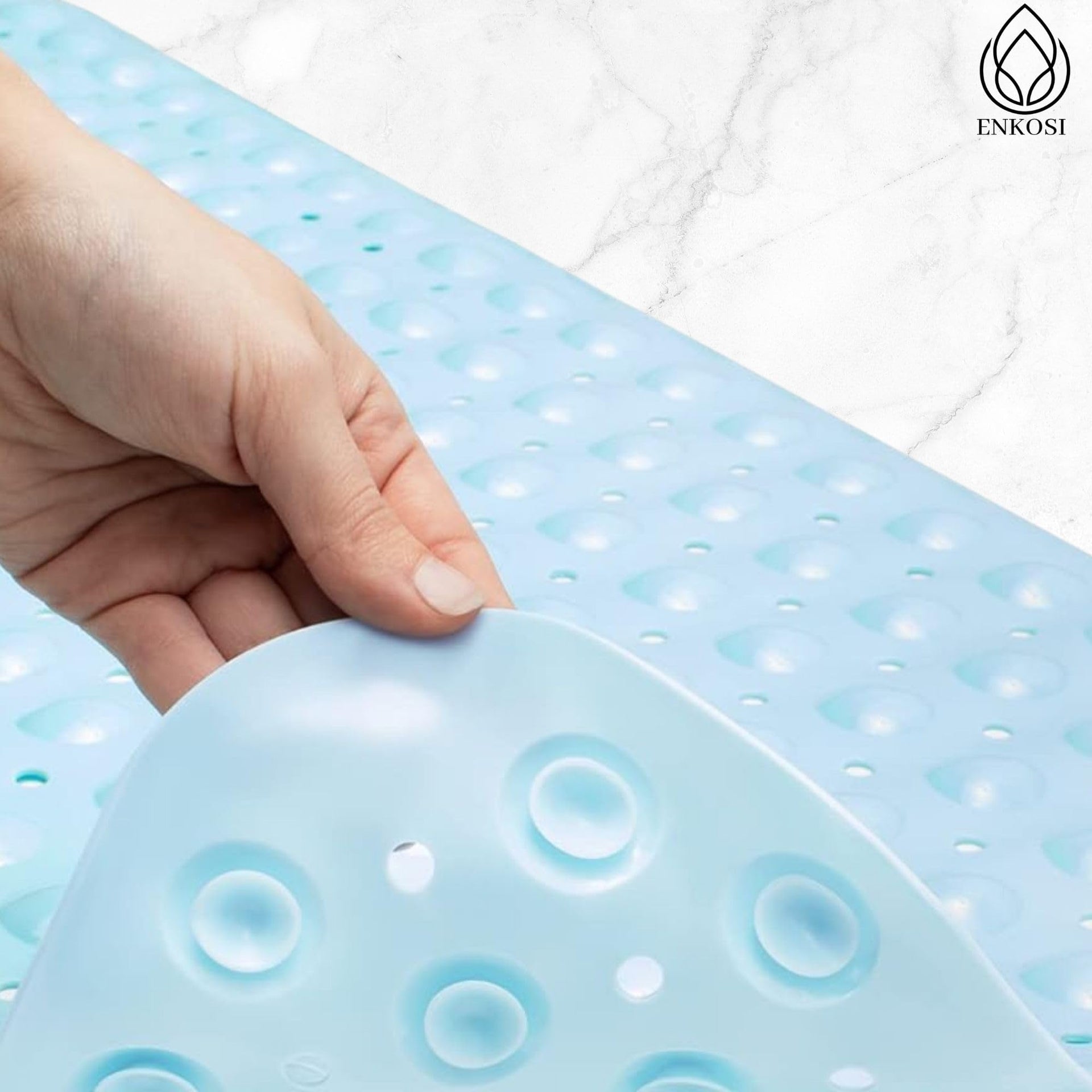Non Slip Bath & Shower Mat 40x16 Extra Long
