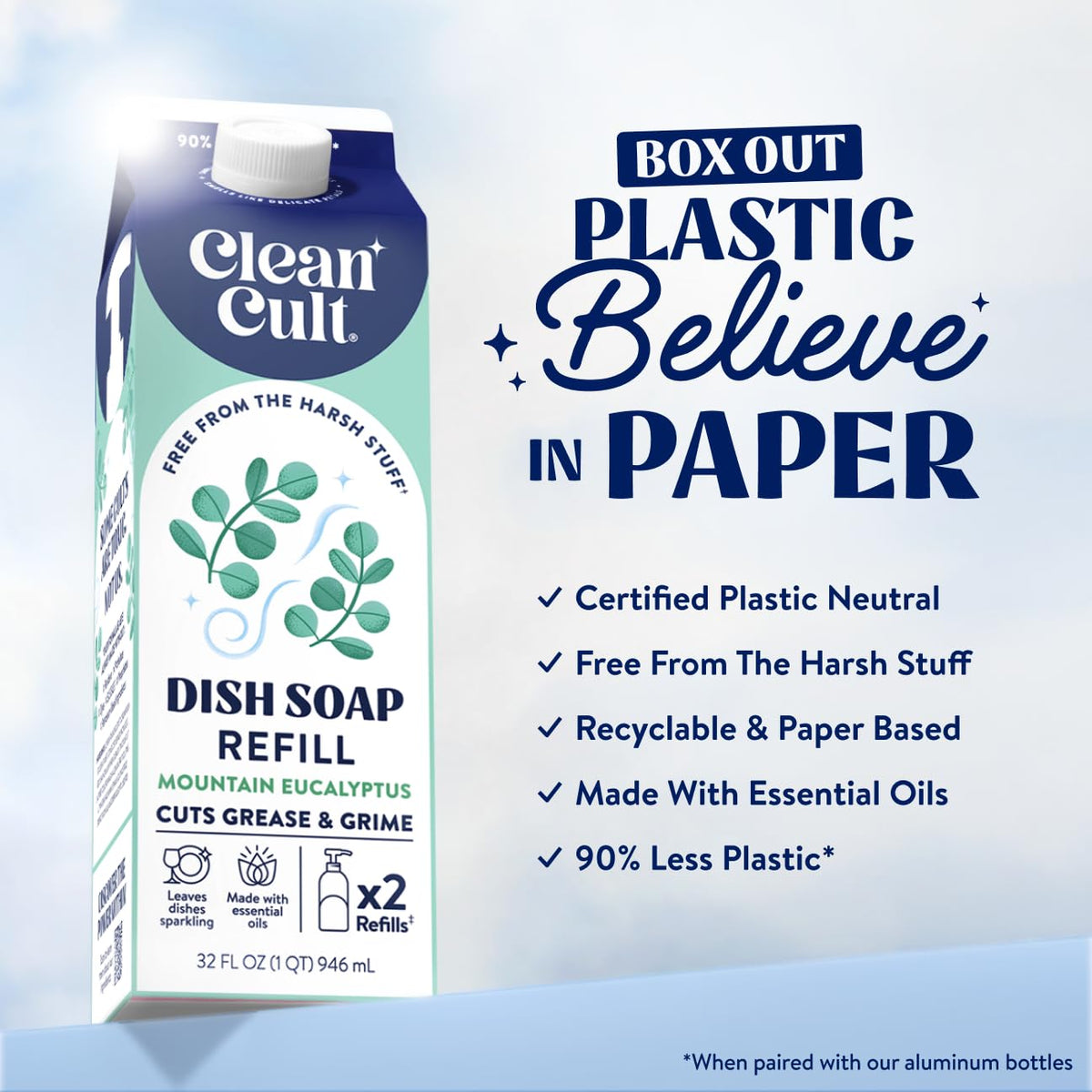 Dish Soap Liquid Refill (32 Fl Oz)