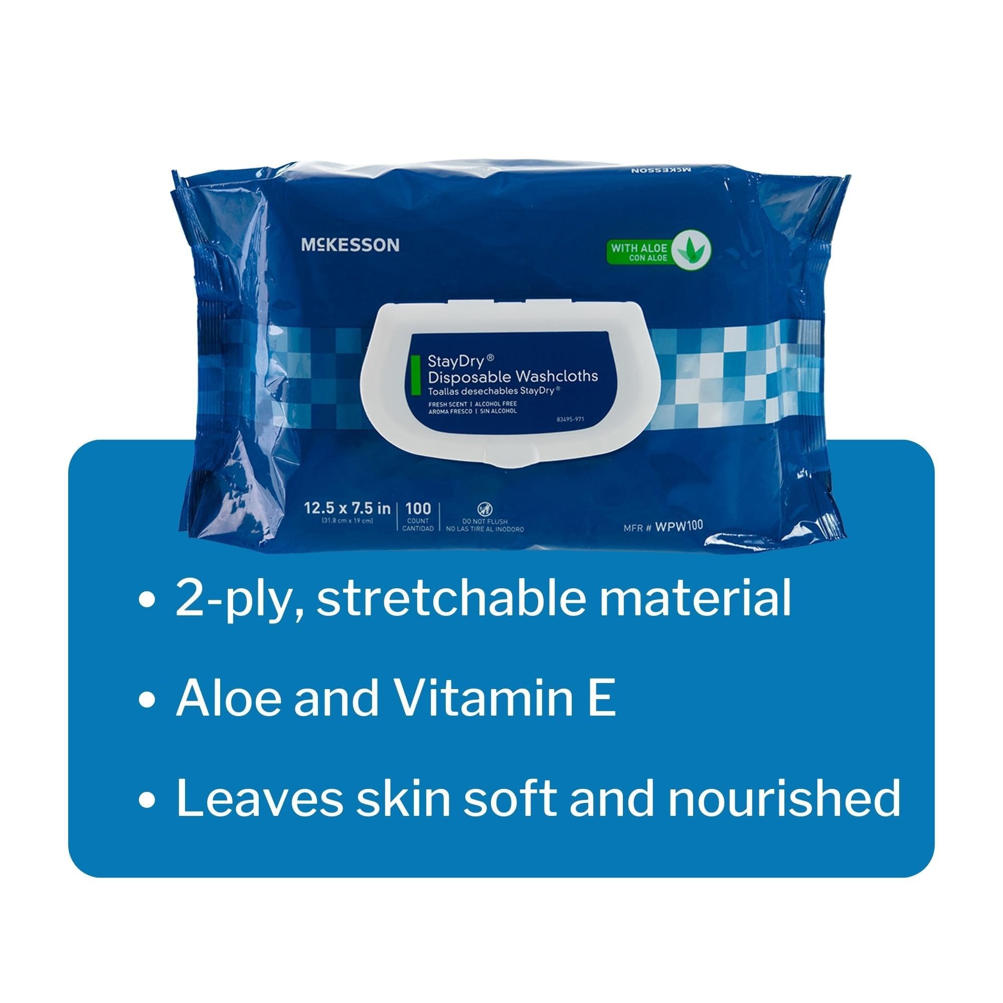 Disposable Wipe 12 Pack (600 Count)
