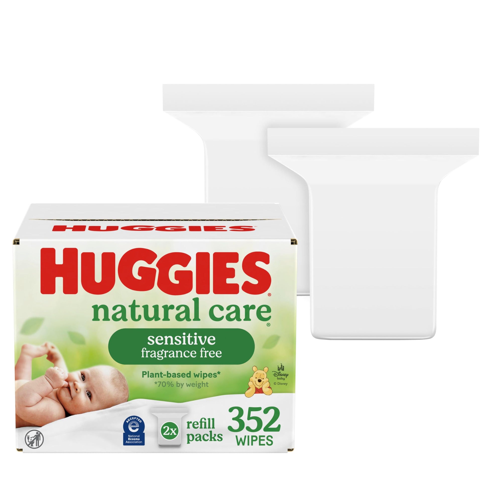Natural Care Sensitive Baby Wipes (352 Count)
