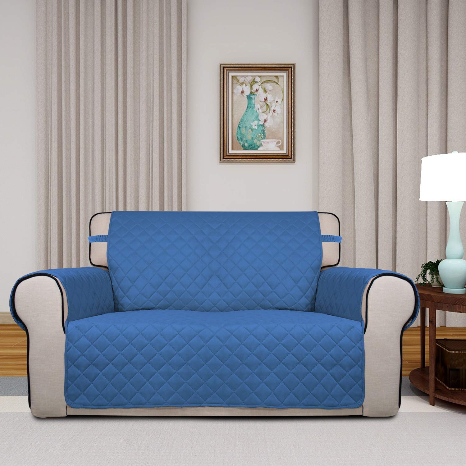 Reversible Quilted Sofa Cover