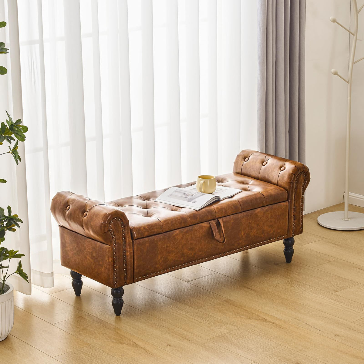 Storage Bedroom Bench for End of Bed
