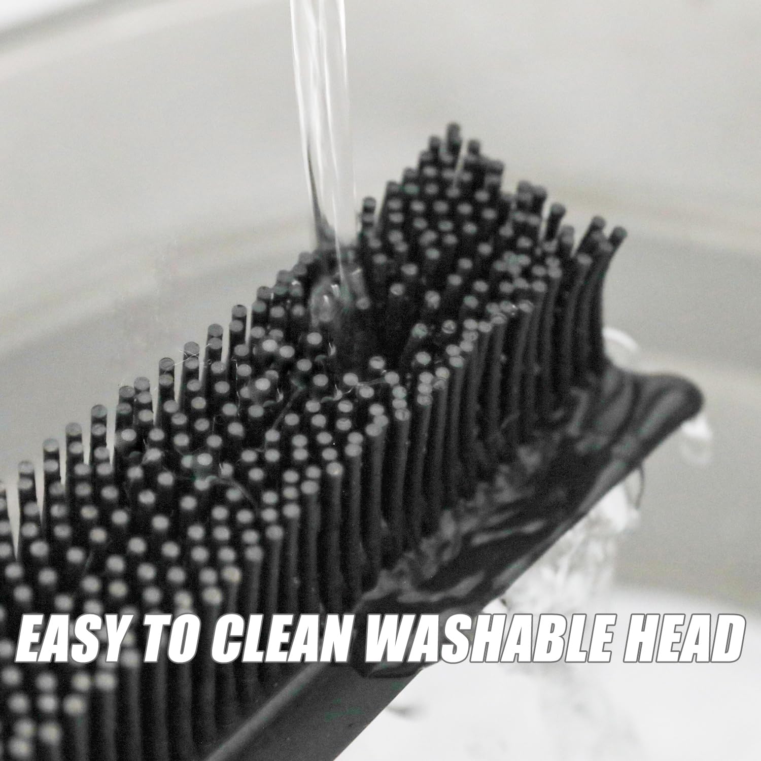 Rubber Broom and Dustpan Set