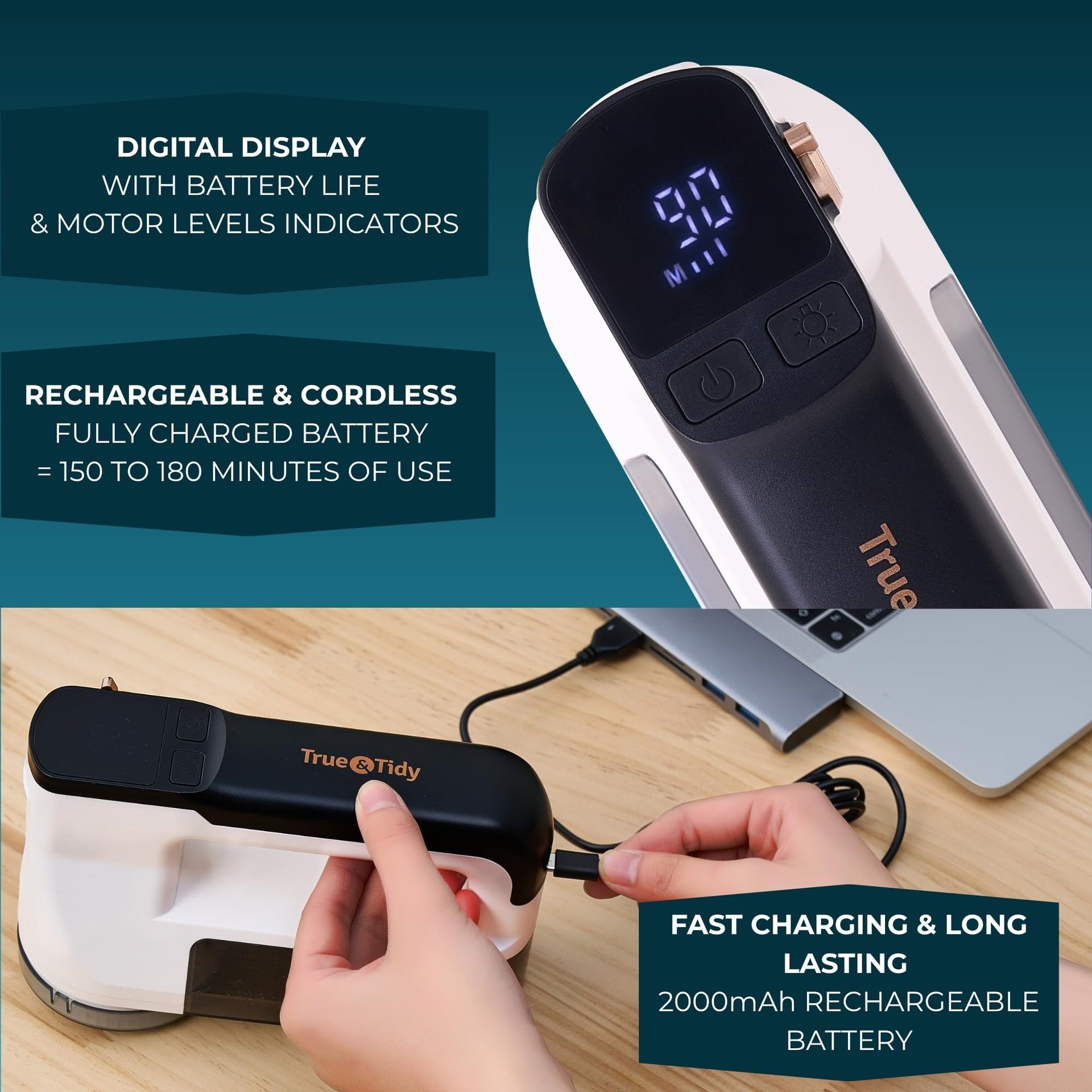 XL Rechargeable Fabric Shaver & Fuzz Remover w