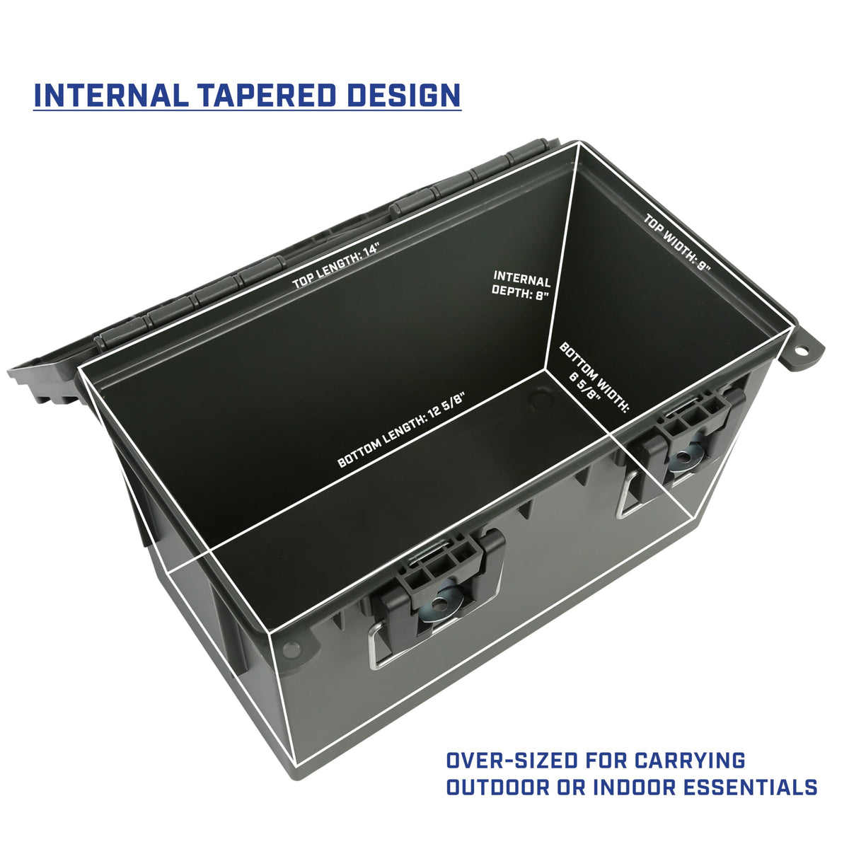 XL Ammo Box Made in USA