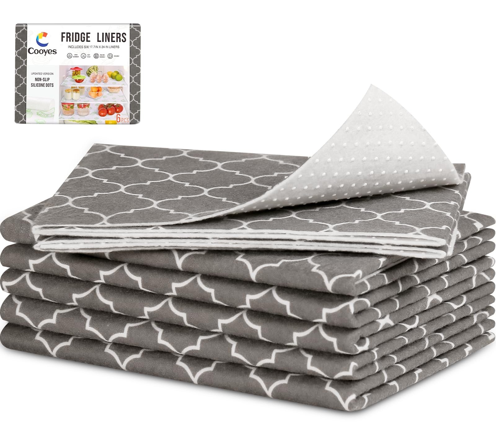 Fridge Liners for Refrigerator (18 Sq Ft)