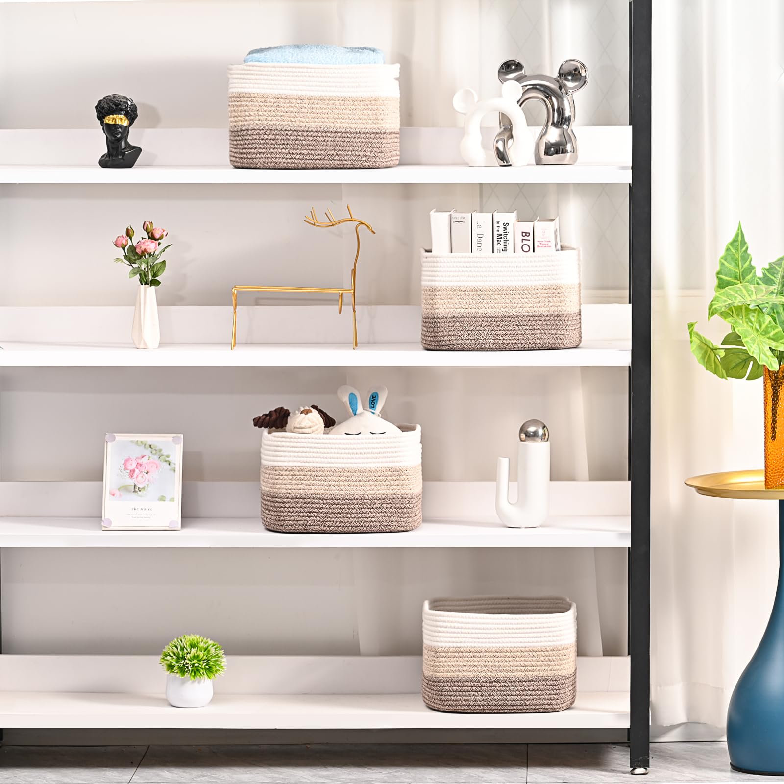Shelf Baskets for Organizing (4 Count)